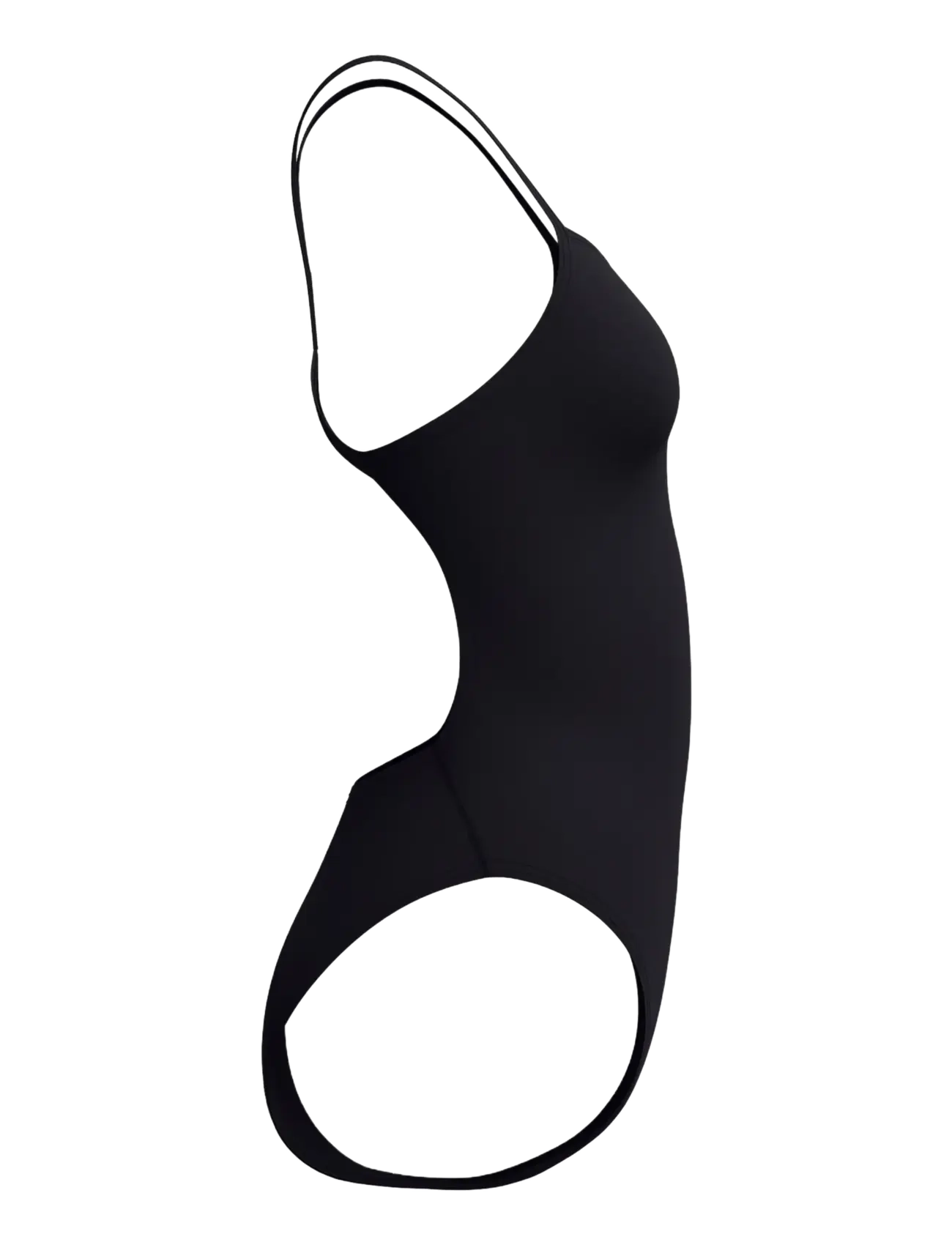 Speedo - Female Solid V-Back 2.0 - baddräkter - black - 3