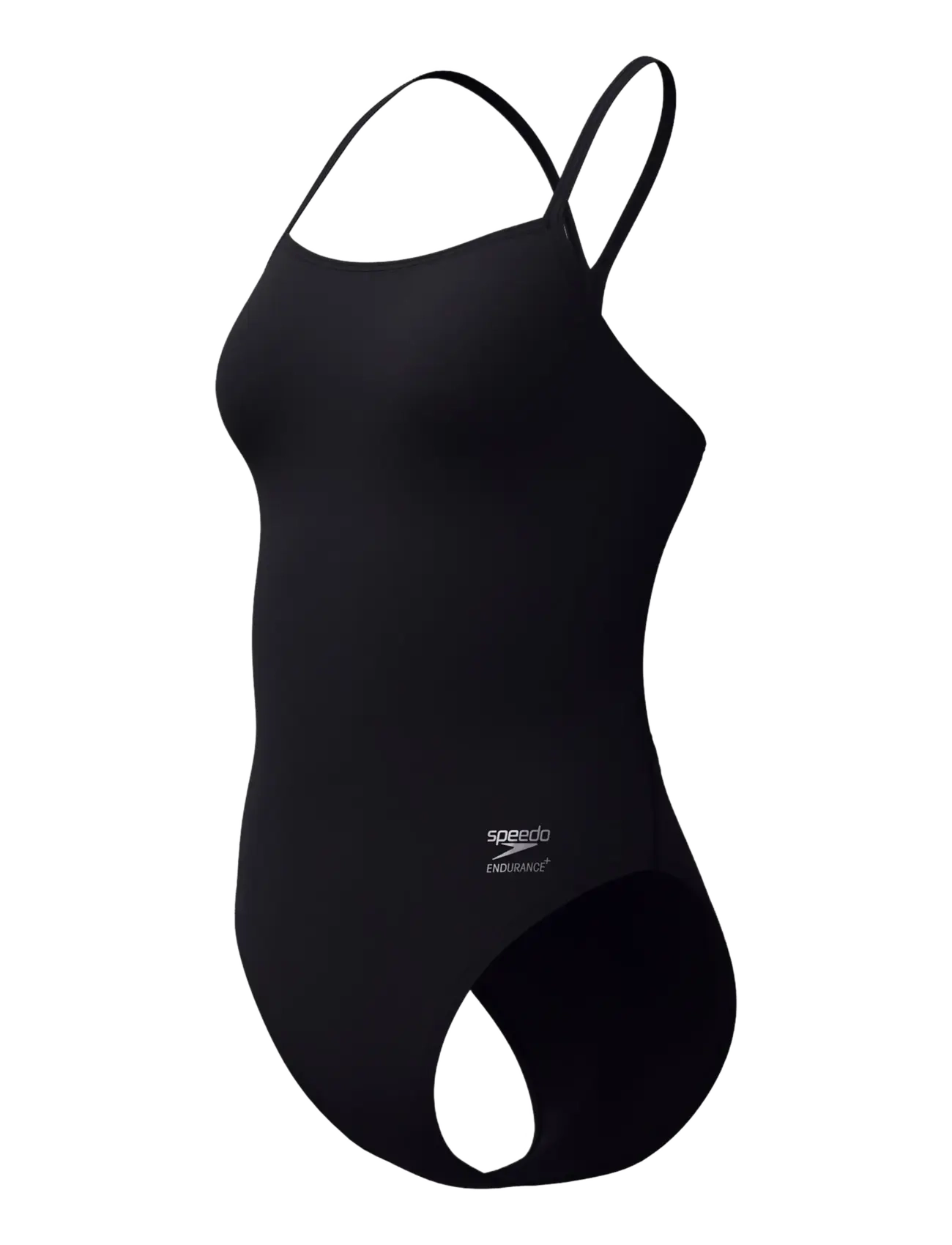 Speedo - Female Solid V-Back 2.0 - baddräkter - black - 4