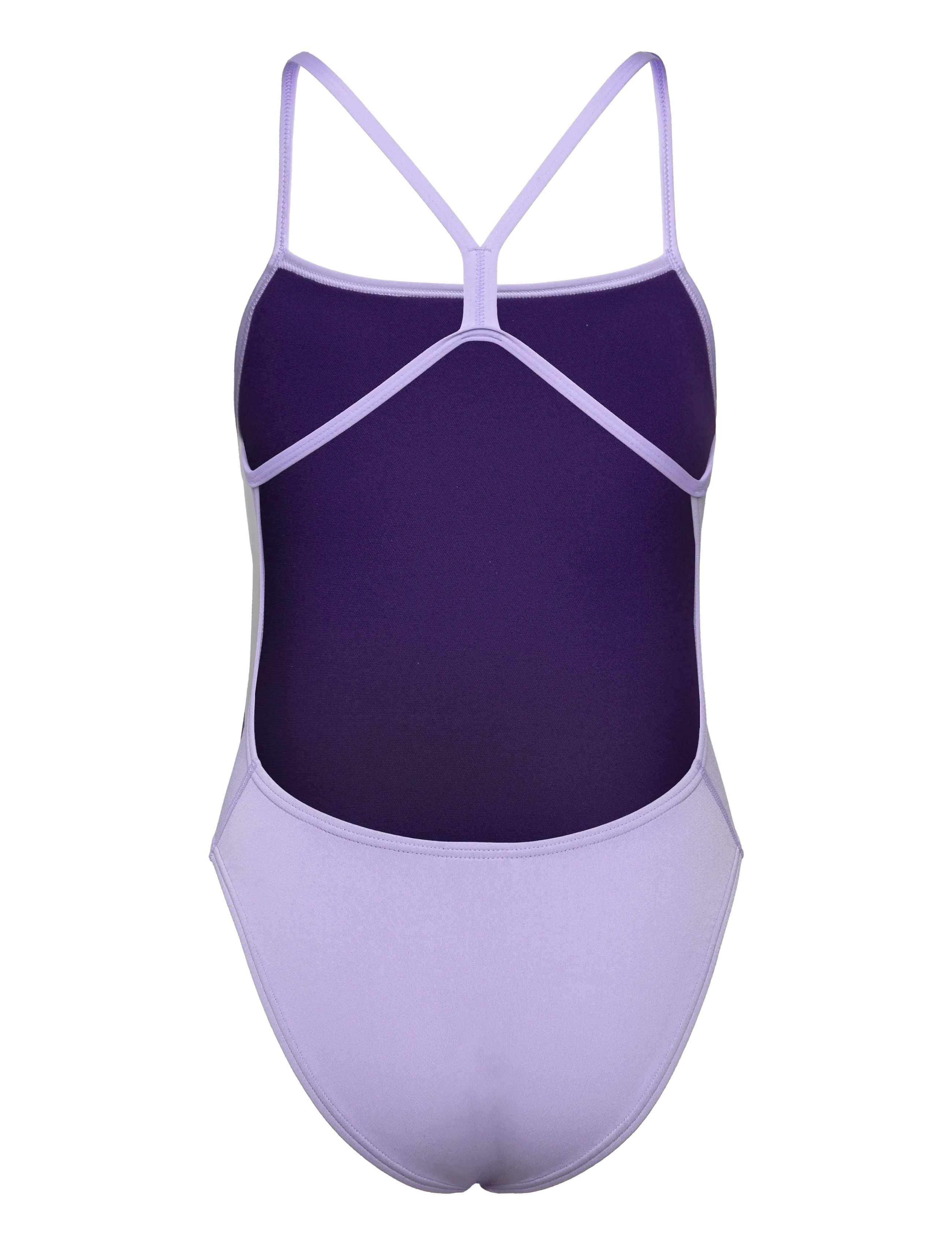 Speedo - Female Solid V-Back 2.0 - sportiga badkläder - bright lavender - 1