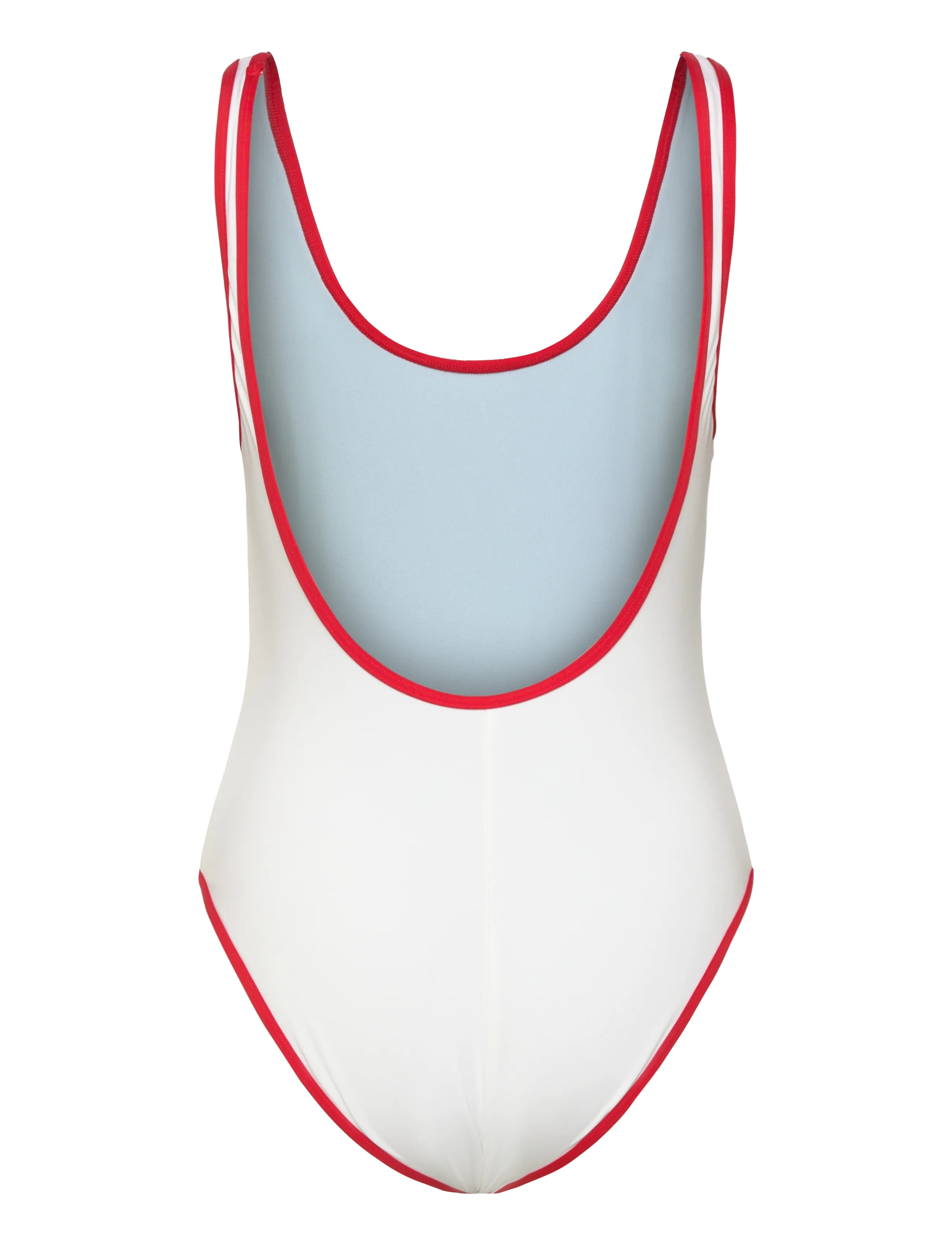 Speedo - Solid Bound Scoop One Piece - baddräkter - high risk red/bright white - 2