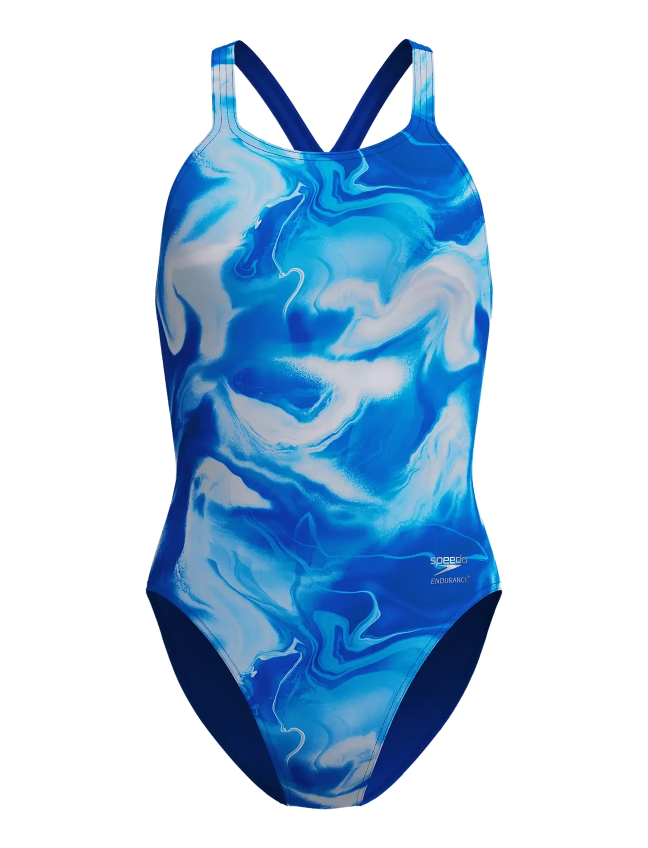 SPEEDO Fl Printed Powerback Blau - 32 - Damen
