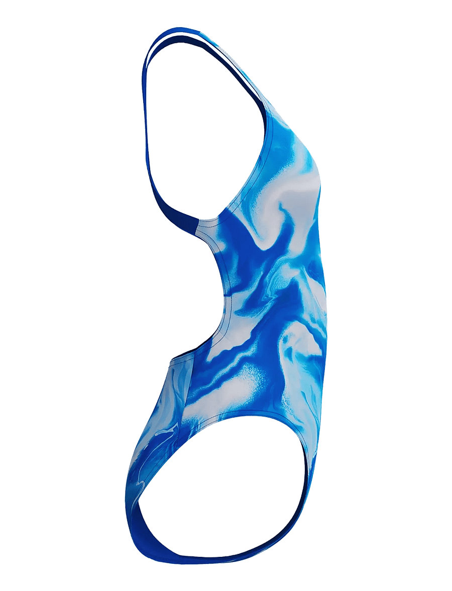 Speedo - FL Printed PowerBack - spordi ujumisriided - blue - 4