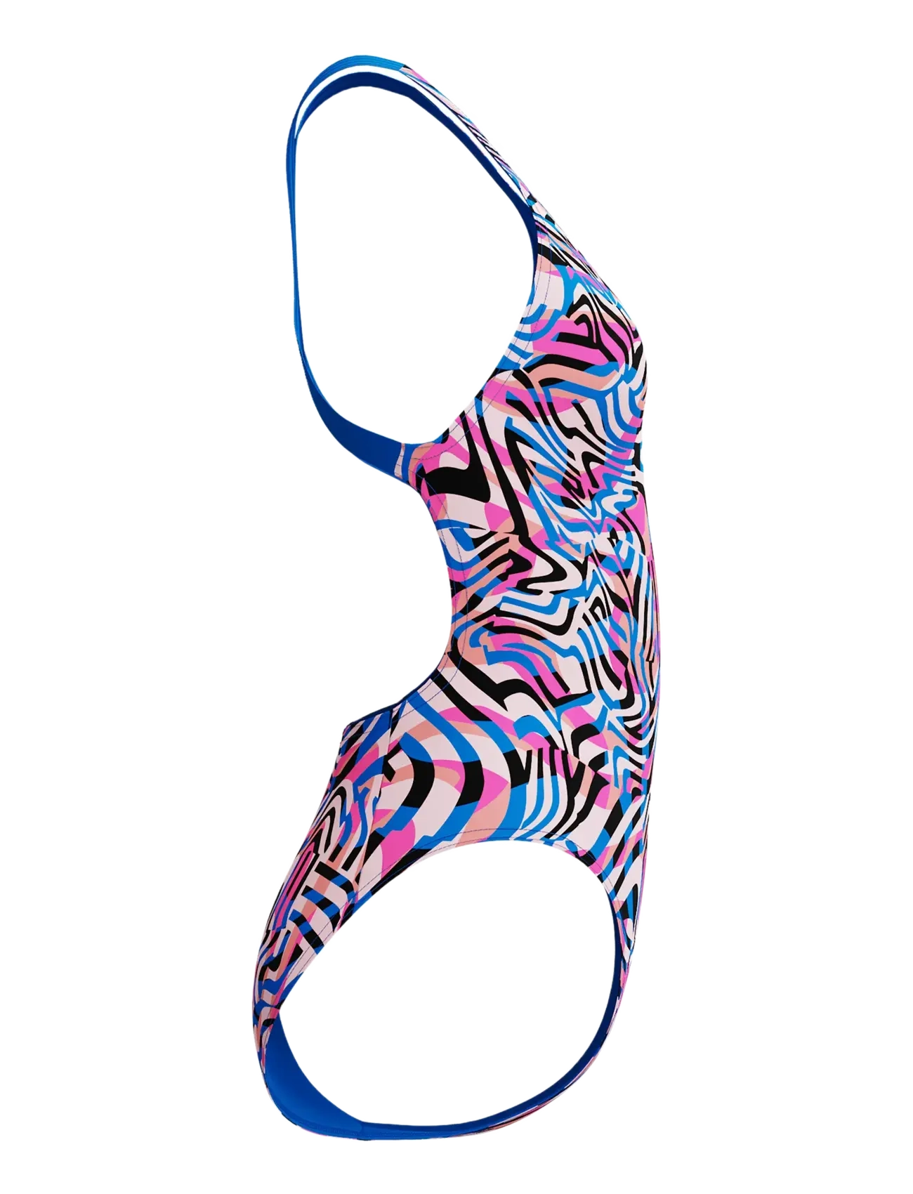 Speedo - FL Printed PowerBack - baddräkter - blue/pink - 4