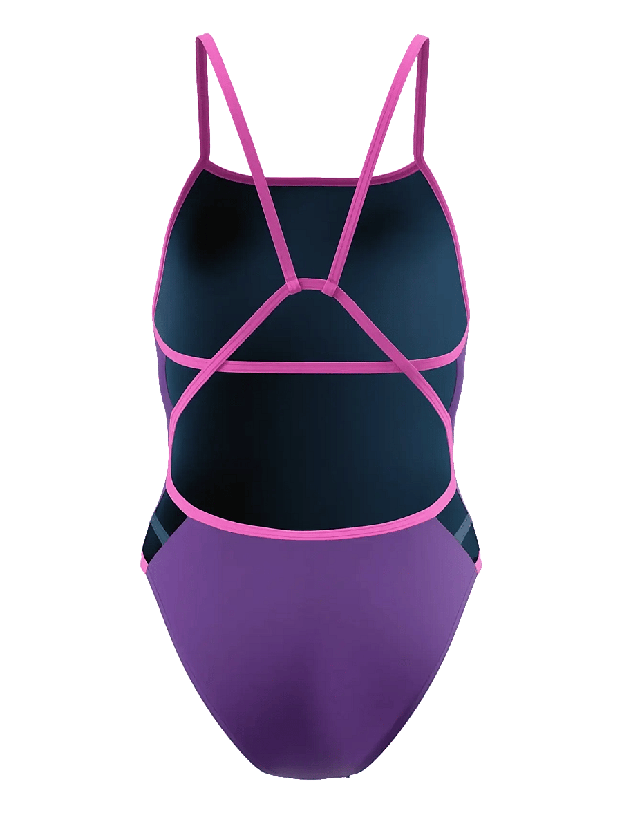 Speedo - Female Solid Tri Back - sportsbadetøj - grape soda - 2