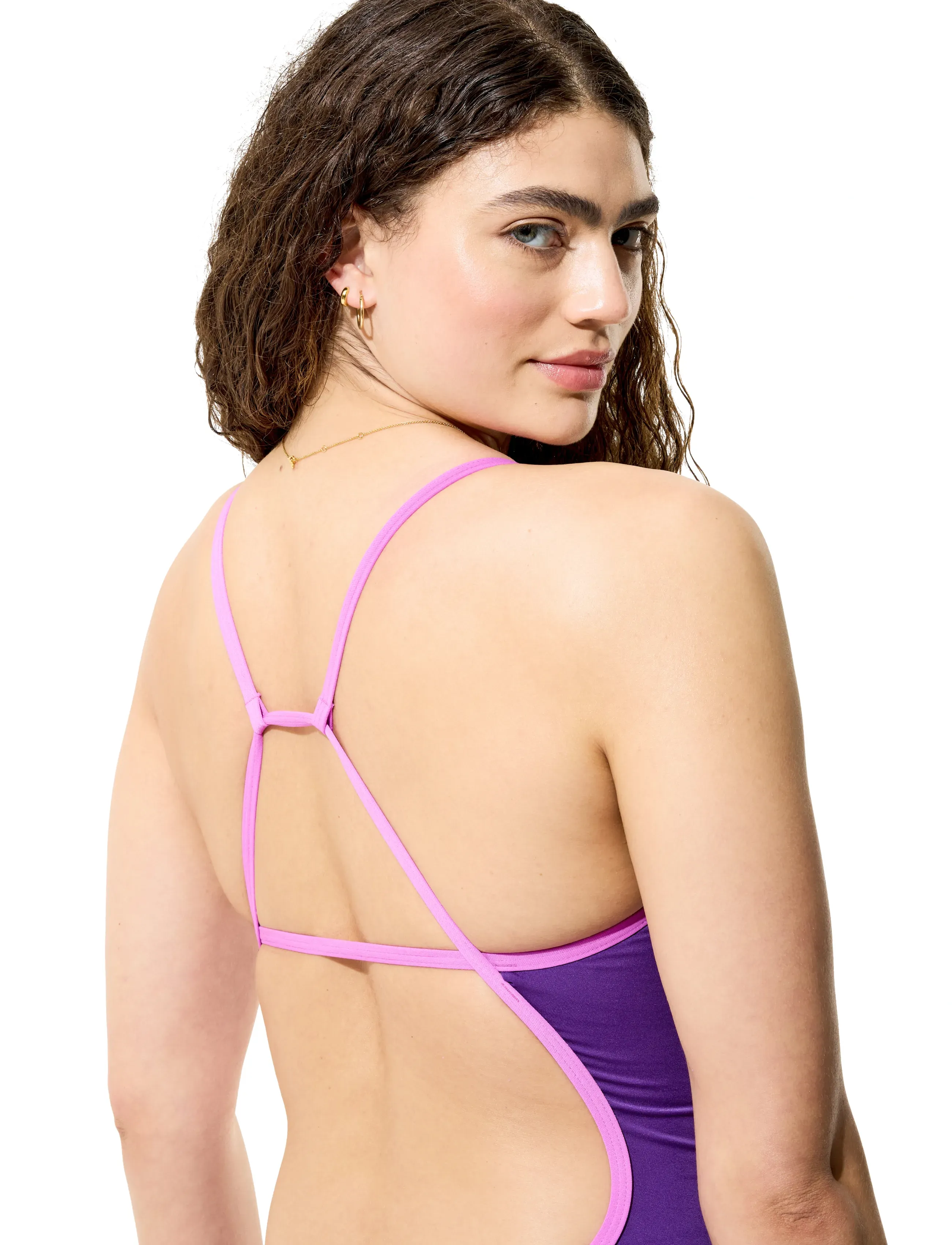 Speedo Female Solid Tri Back baddräkter dam – bild 5