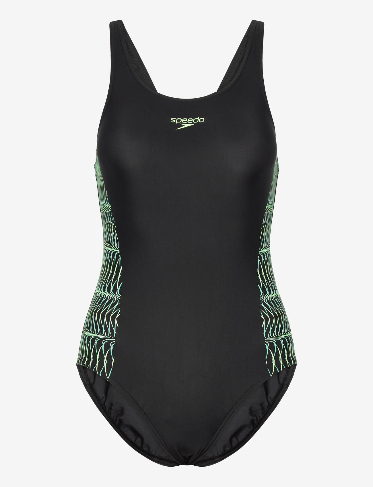 Speedo - Placement Muscleback One Piece - sports swimwear - anthracite/pale clover - 0