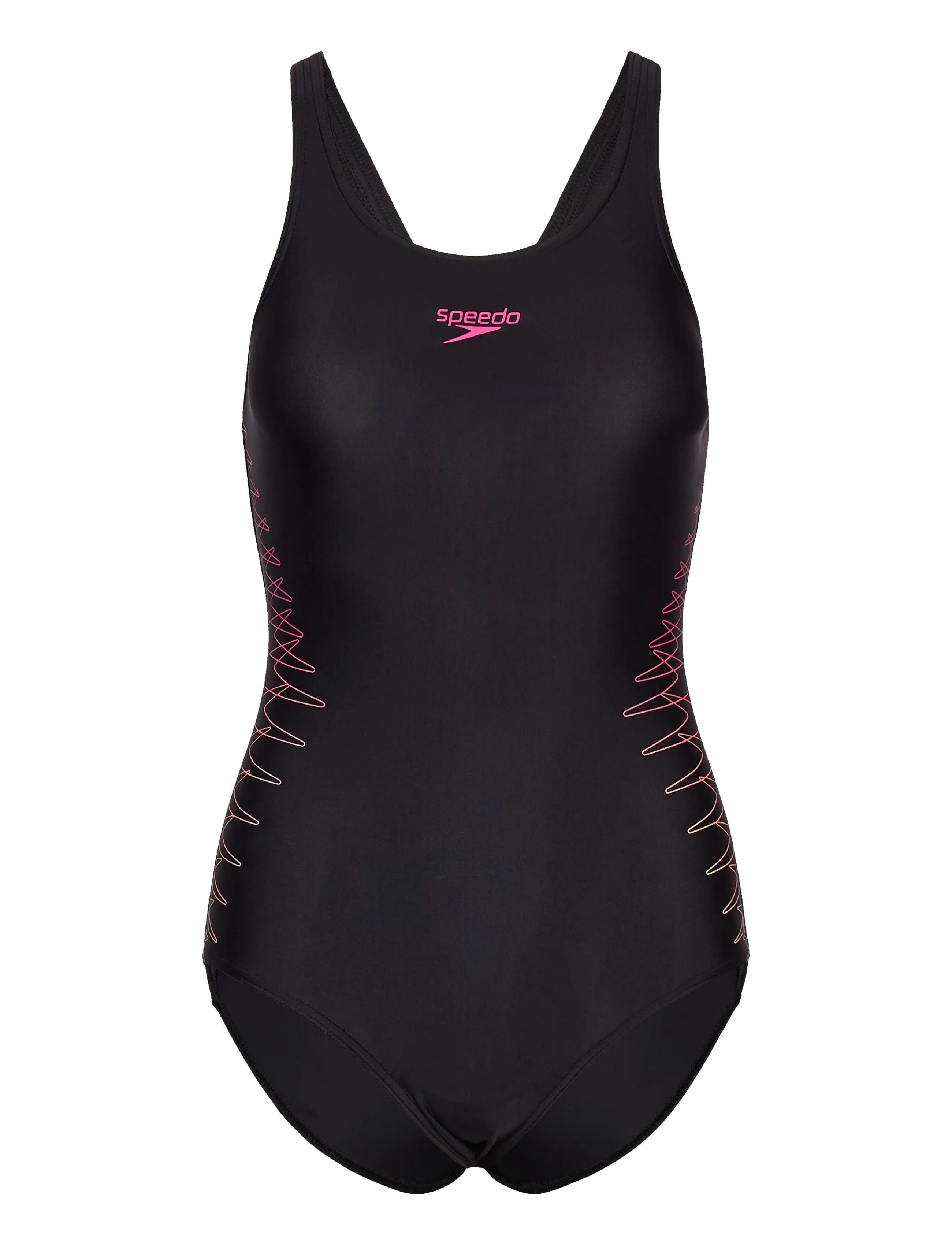 SPEEDO Placement Muscleback 1Pc Schwarz - 36 - Damen