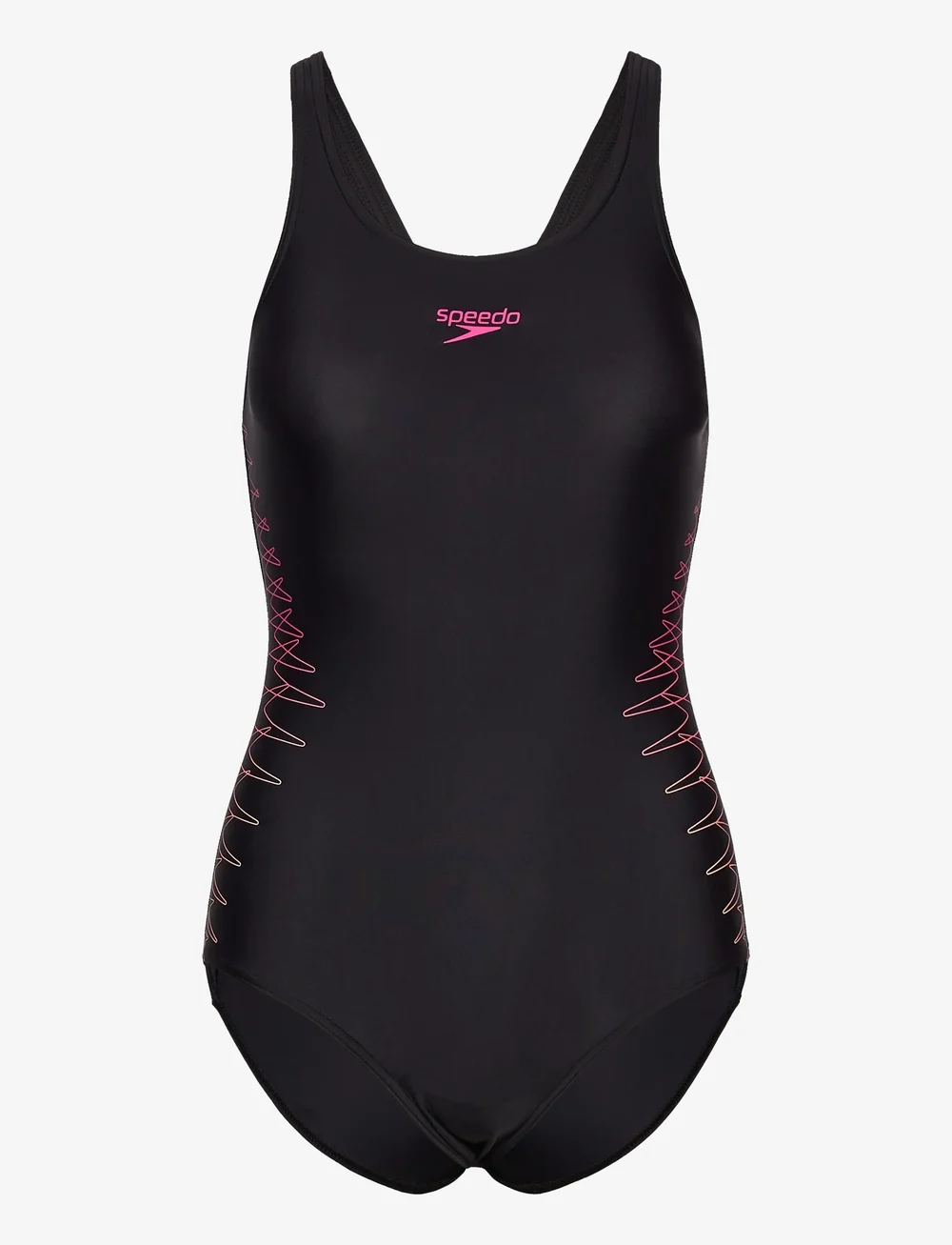 Speedo - Placement Muscleback 1Pc - sport-bademode - black - 0