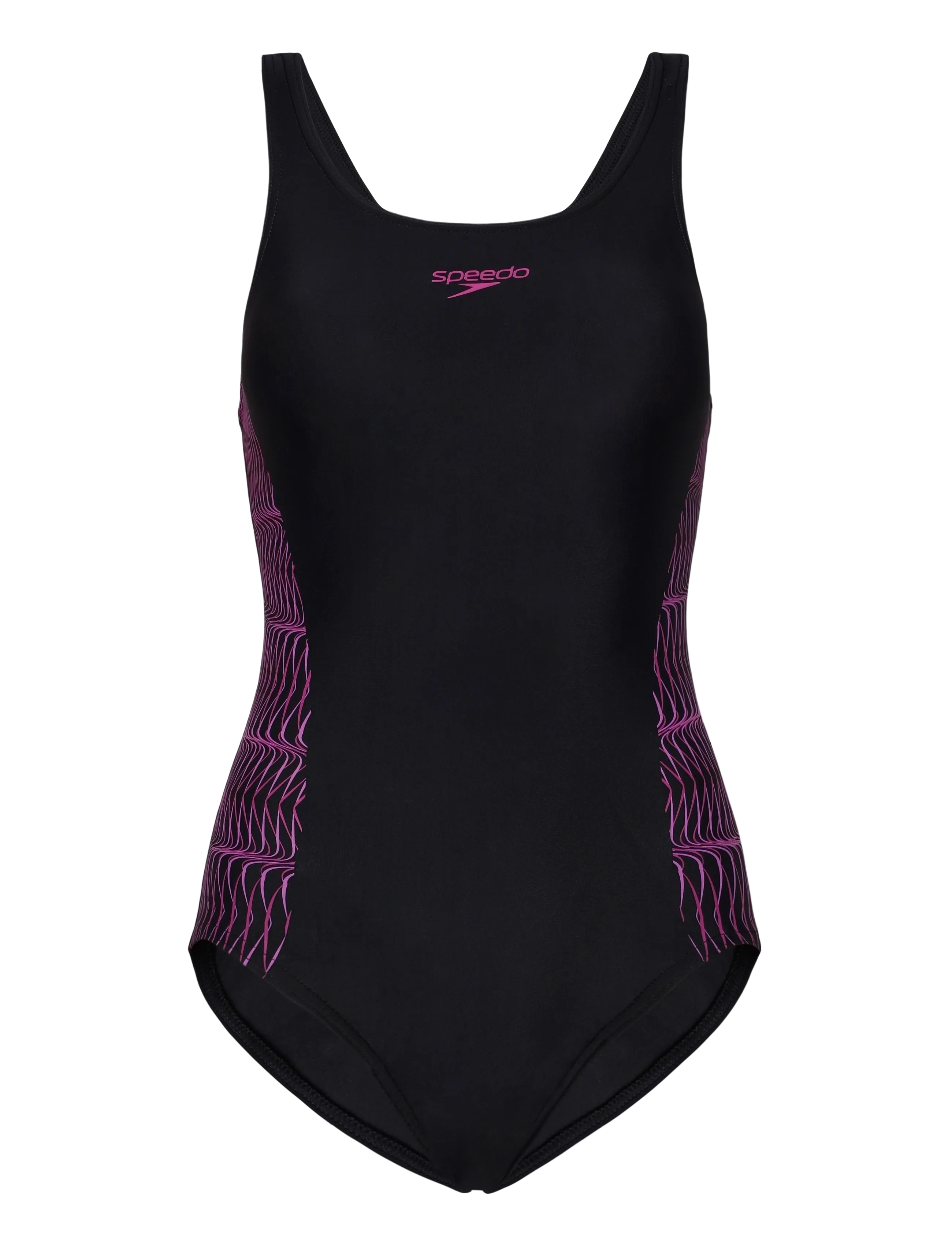 Speedo Placement Muscleback Swimsuit - Speedo - ANTHRACITE/WINEBERRY / grey