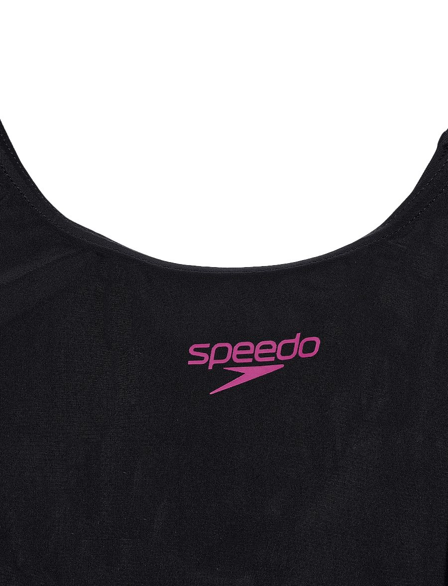 Speedo - Placement Muscleback Swimsuit - sport-bademode - anthracite/wineberry - 2