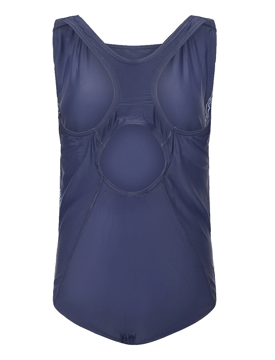 Speedo - Plus Size Placement Medalist Swimsuit - sportiga badkläder - peacoat/angelic blue - 1