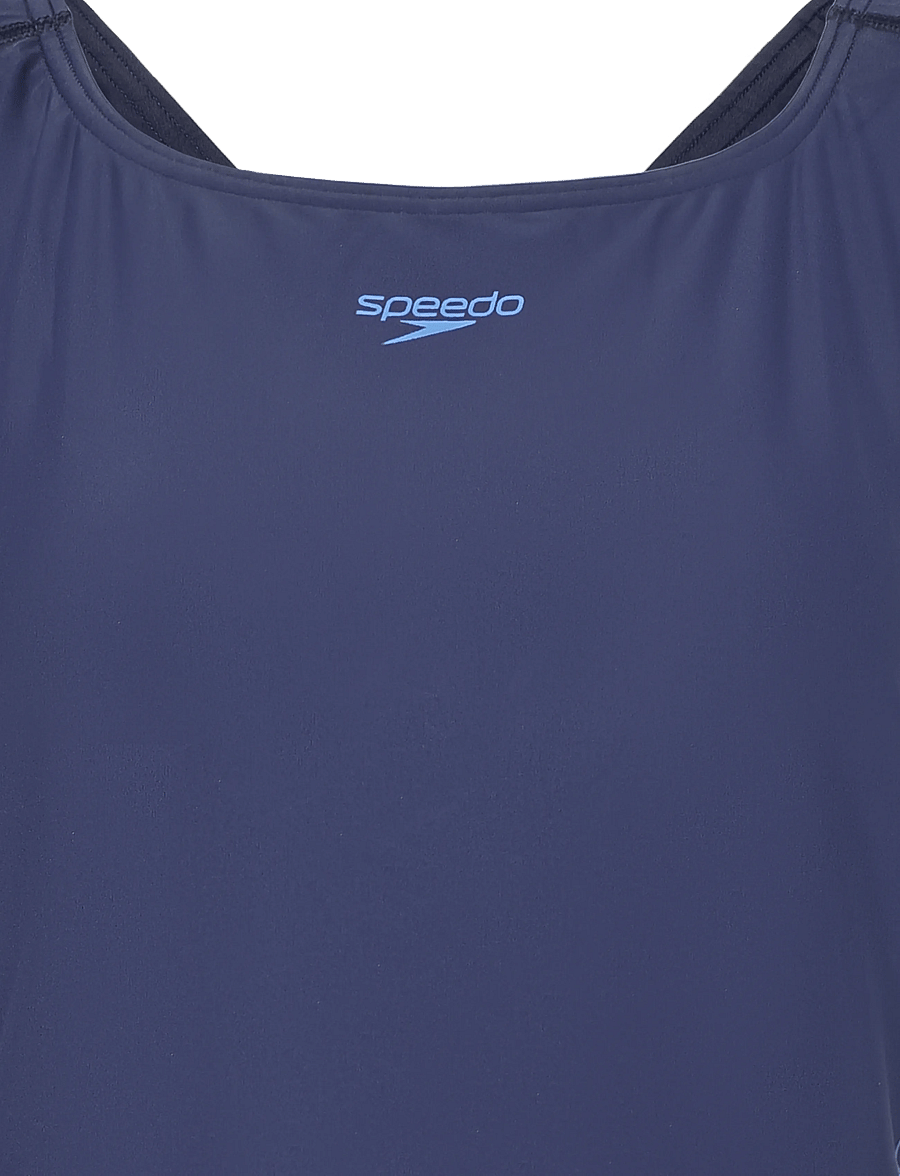 Speedo - Plus Size Placement Medalist Swimsuit - sportiga badkläder - peacoat/angelic blue - 2