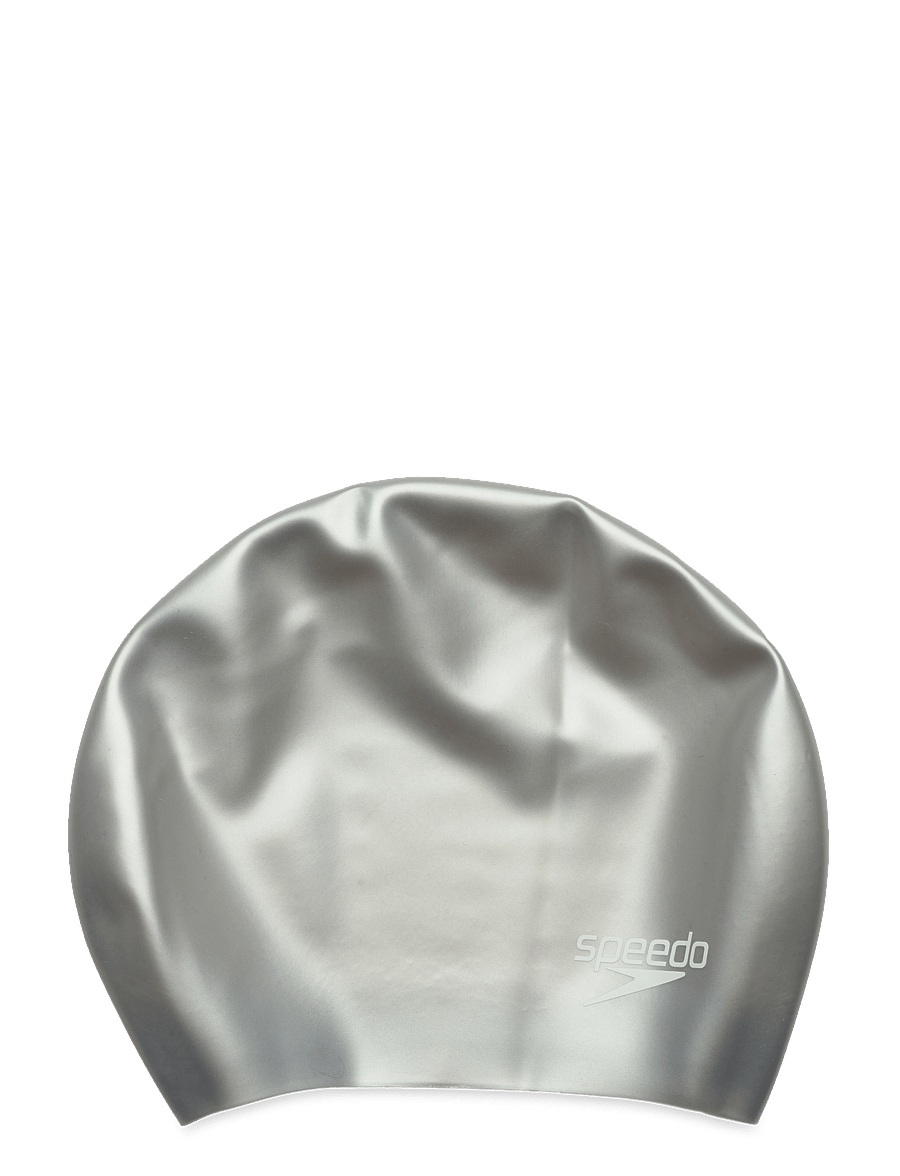 Speedo - Long Hair Silicone Cap - schwimmzubehör - silver/white - 0