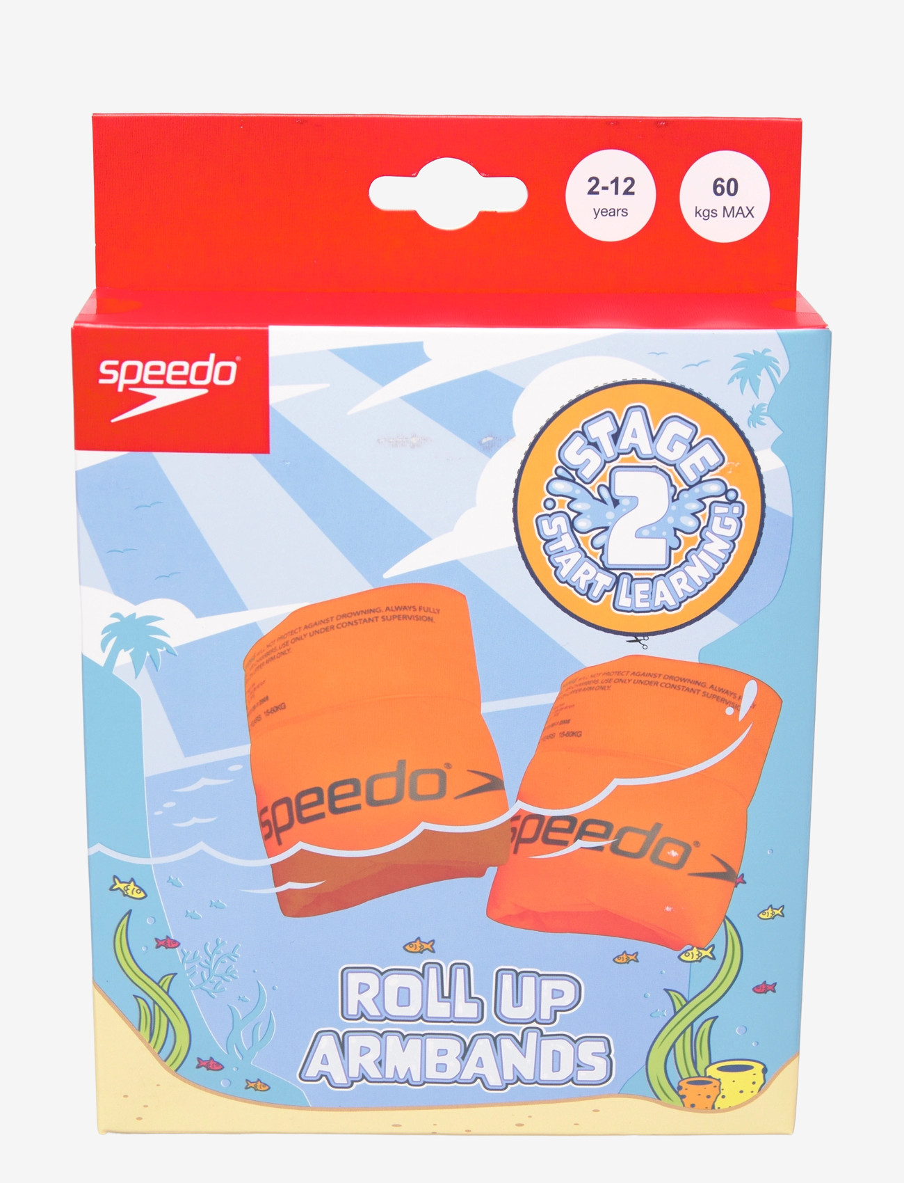 Speedo - Junior Roll Up Armbands - svømmeringe - orange - 0