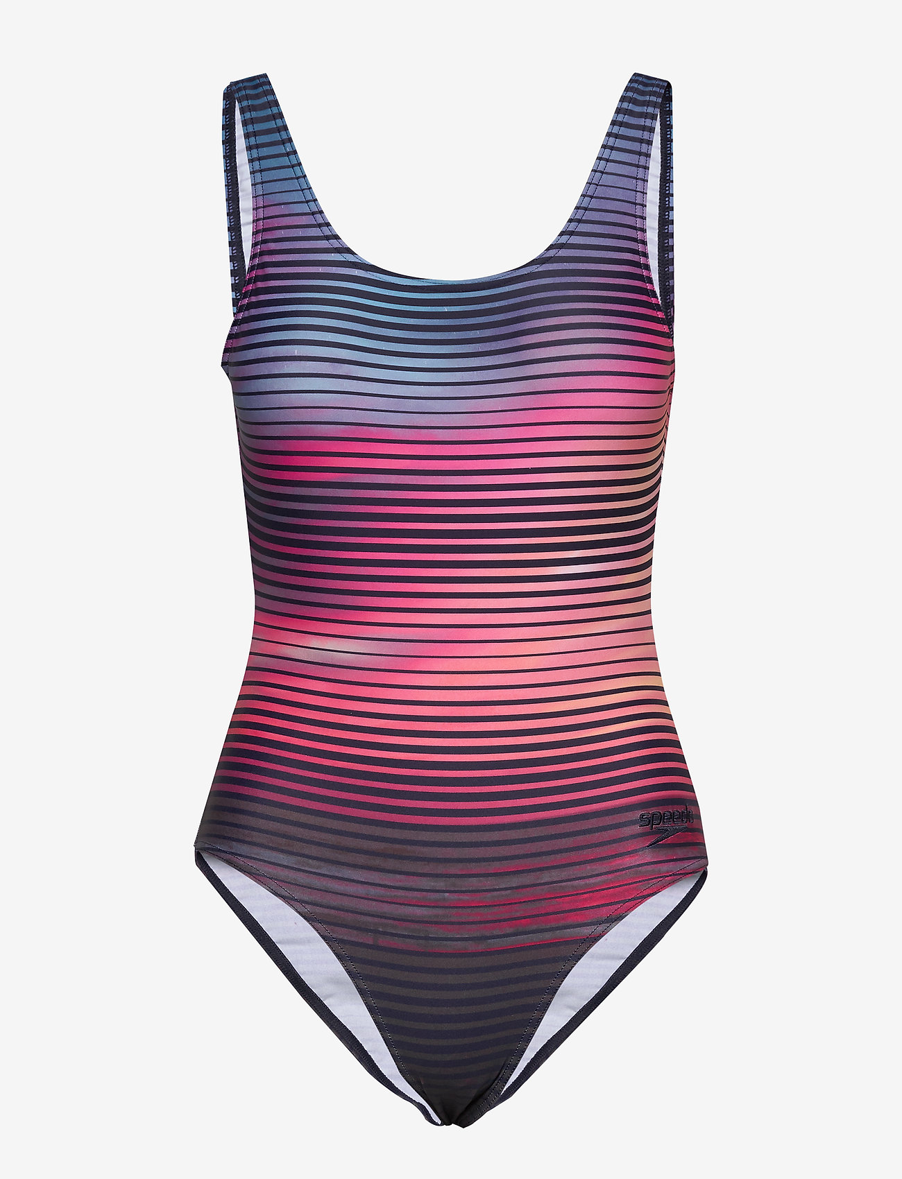 Speedo - Digital Placement U-Back - true navy / sky blue / lava red / orange fizz / mango / maroon usa / white - 0