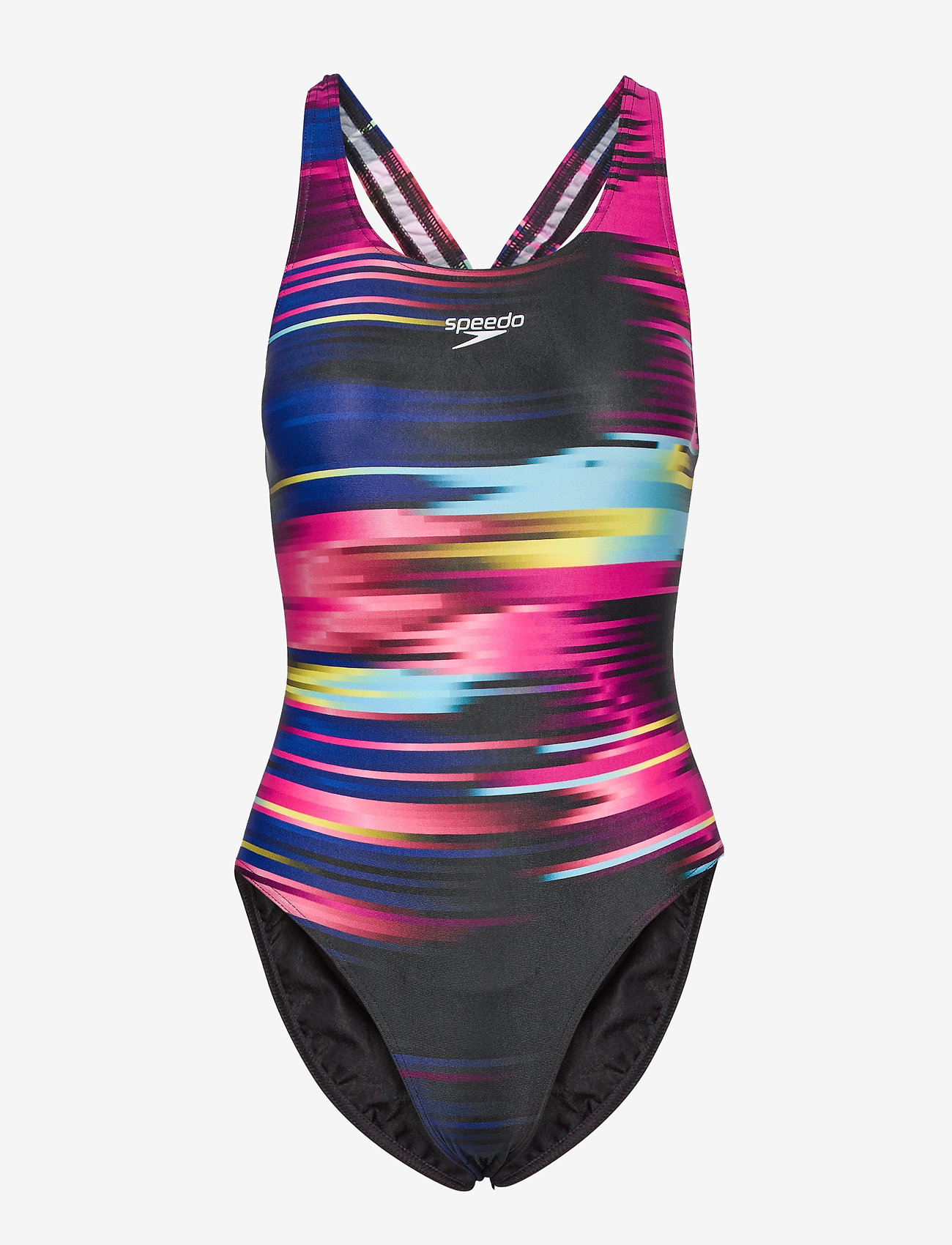 Speedo - Placement Digital Powerback - black/diva - 0