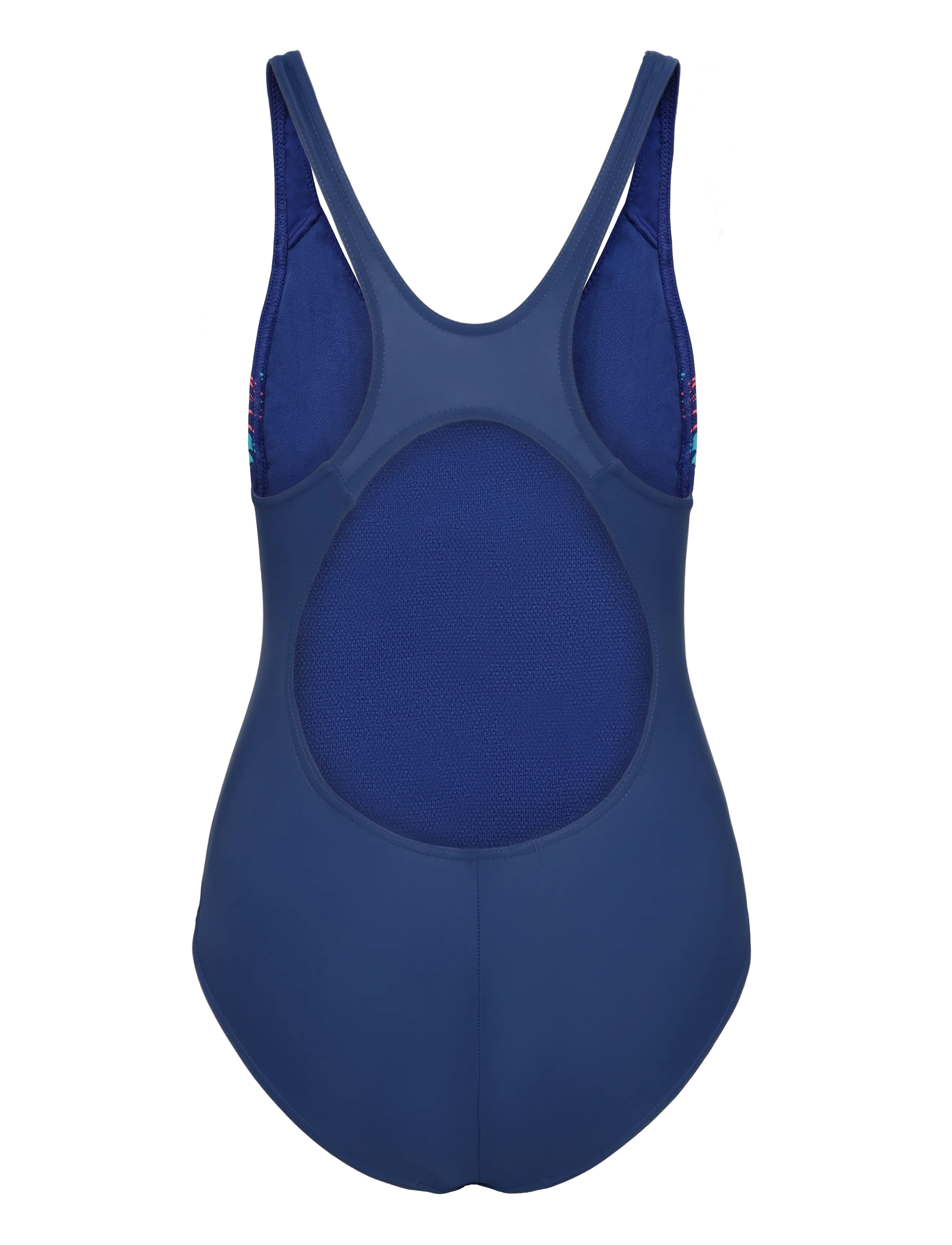 Speedo - Placement Muscleback Swimsuit - baddräkter - night watch/hyper teal - 1