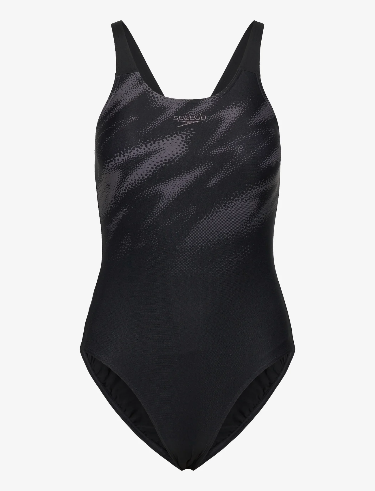Speedo - Womens HyperBoom Placement Muscleback - swimsuits - black/grey - 0
