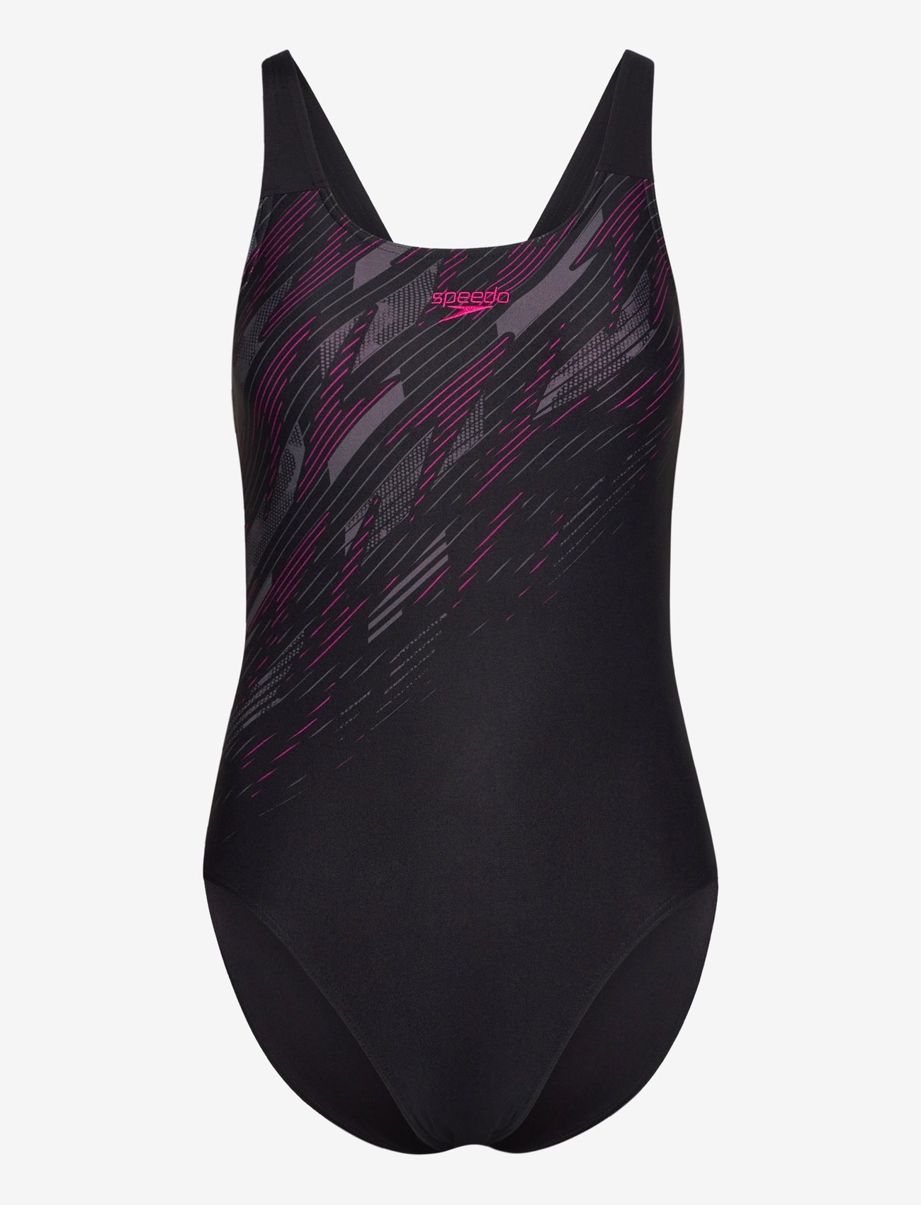 Speedo - Womens HyperBoom Placement Muscleback - ujumistrikood - black/pink - 0