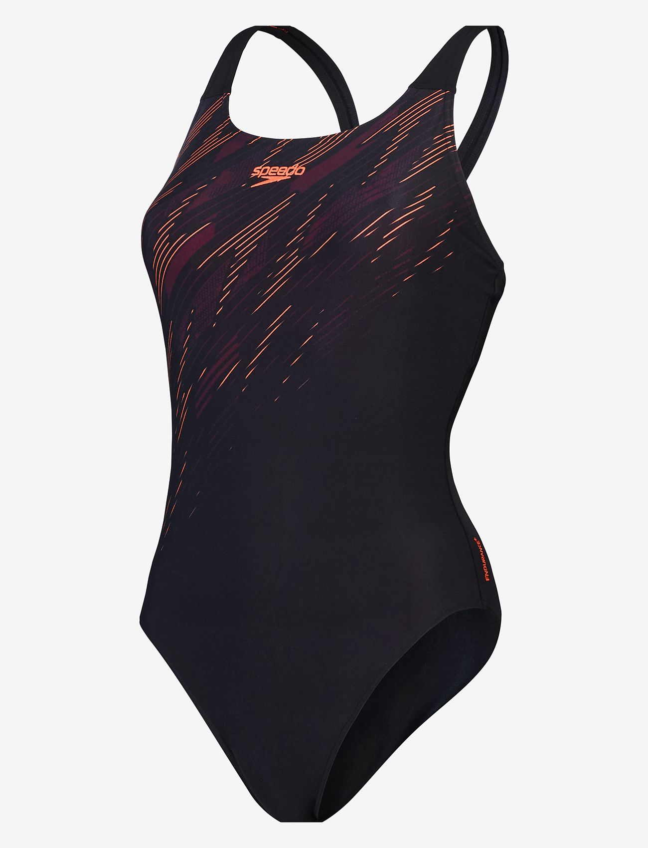 Speedo - Womens HyperBoom Placement Muscleback - sportiga badkläder - black/red - 1