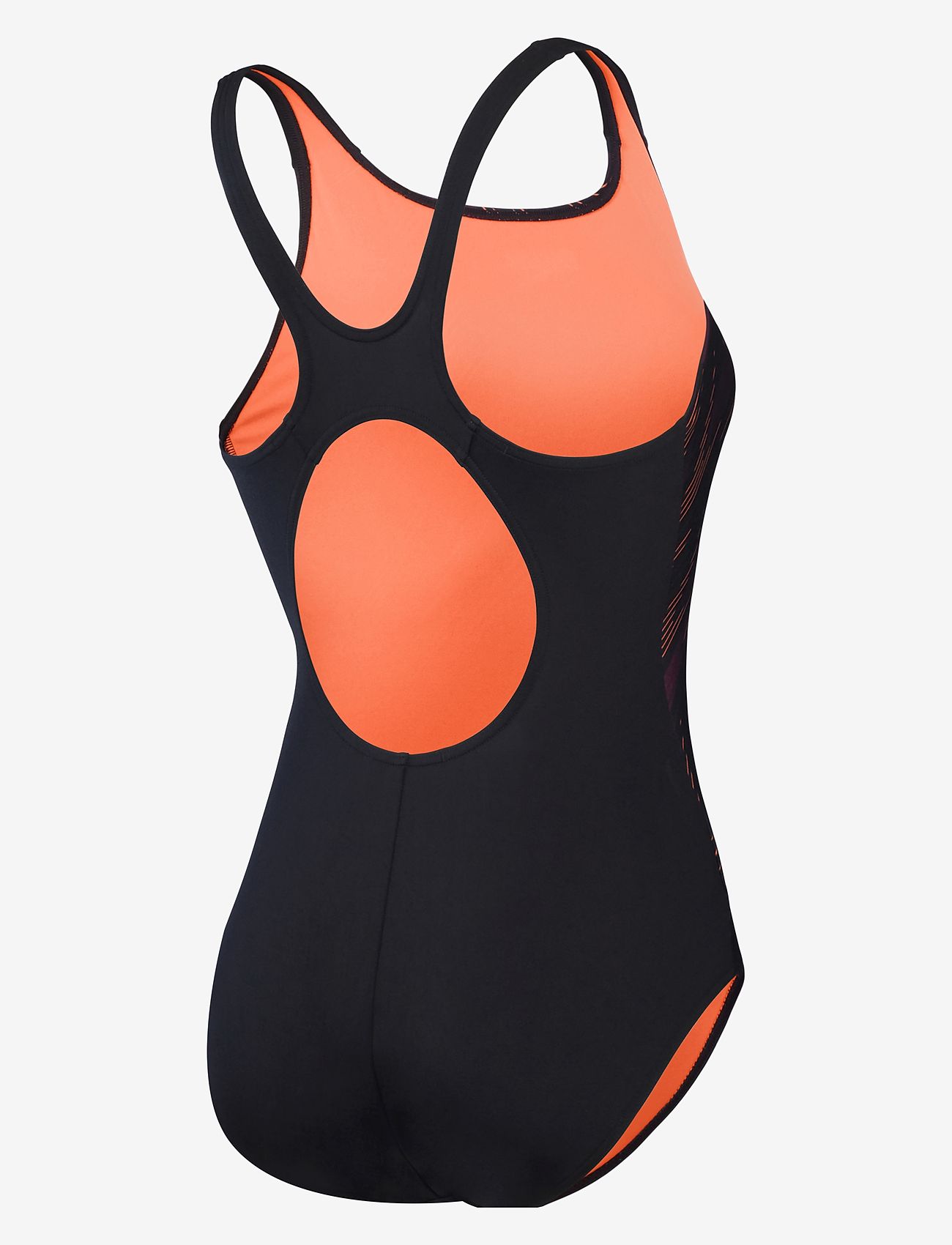 Speedo - Womens HyperBoom Placement Muscleback - sportiga badkläder - black/red - 2