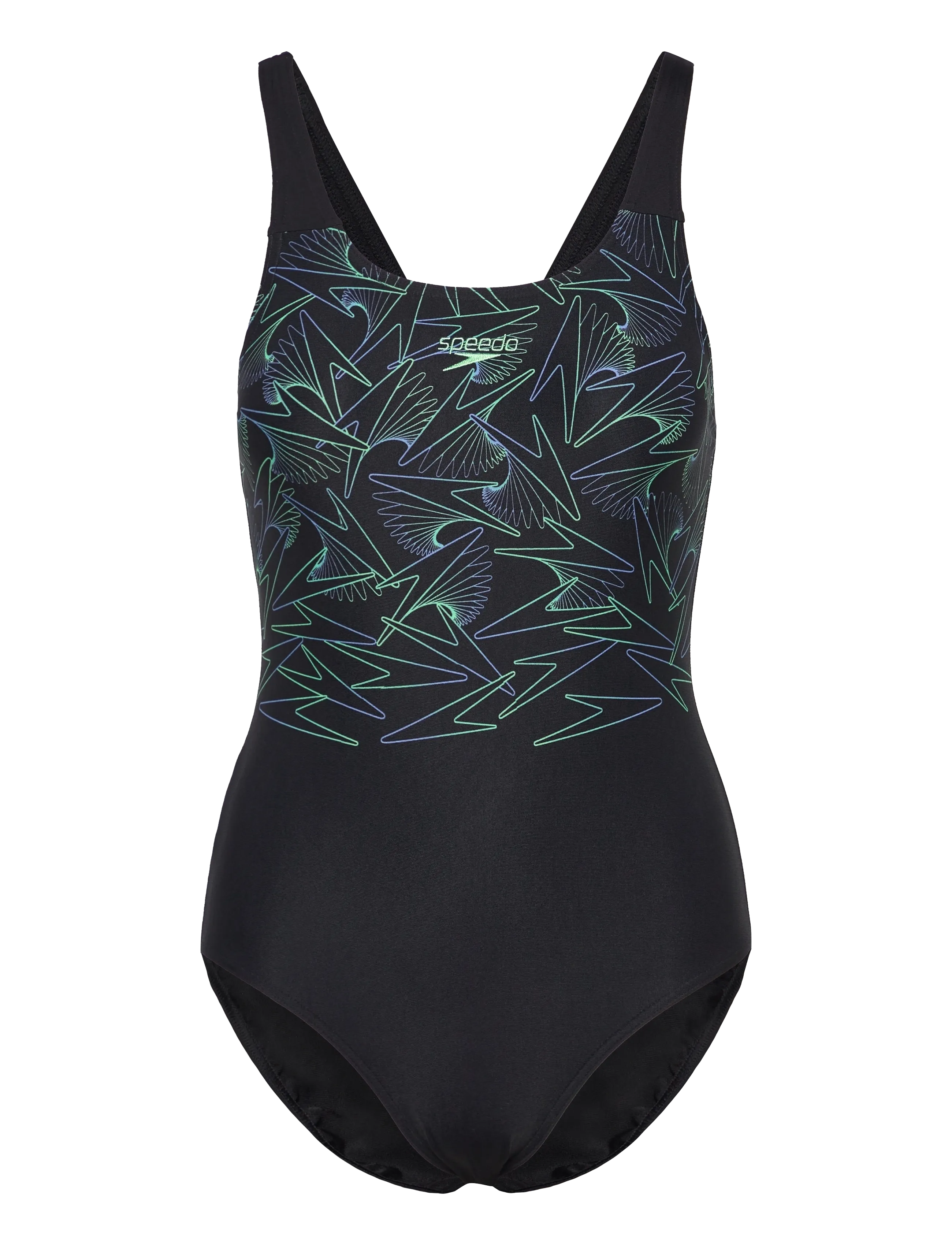 Speedo Womens Hyperboom Placement Muscleback, 36, Black, Sport > Badedragter, Dame