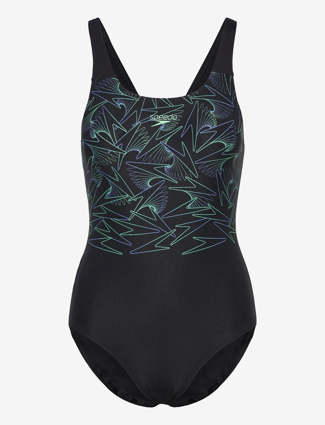 Speedo - Womens HyperBoom Placement Muscleback - sport-bademode - green - 0