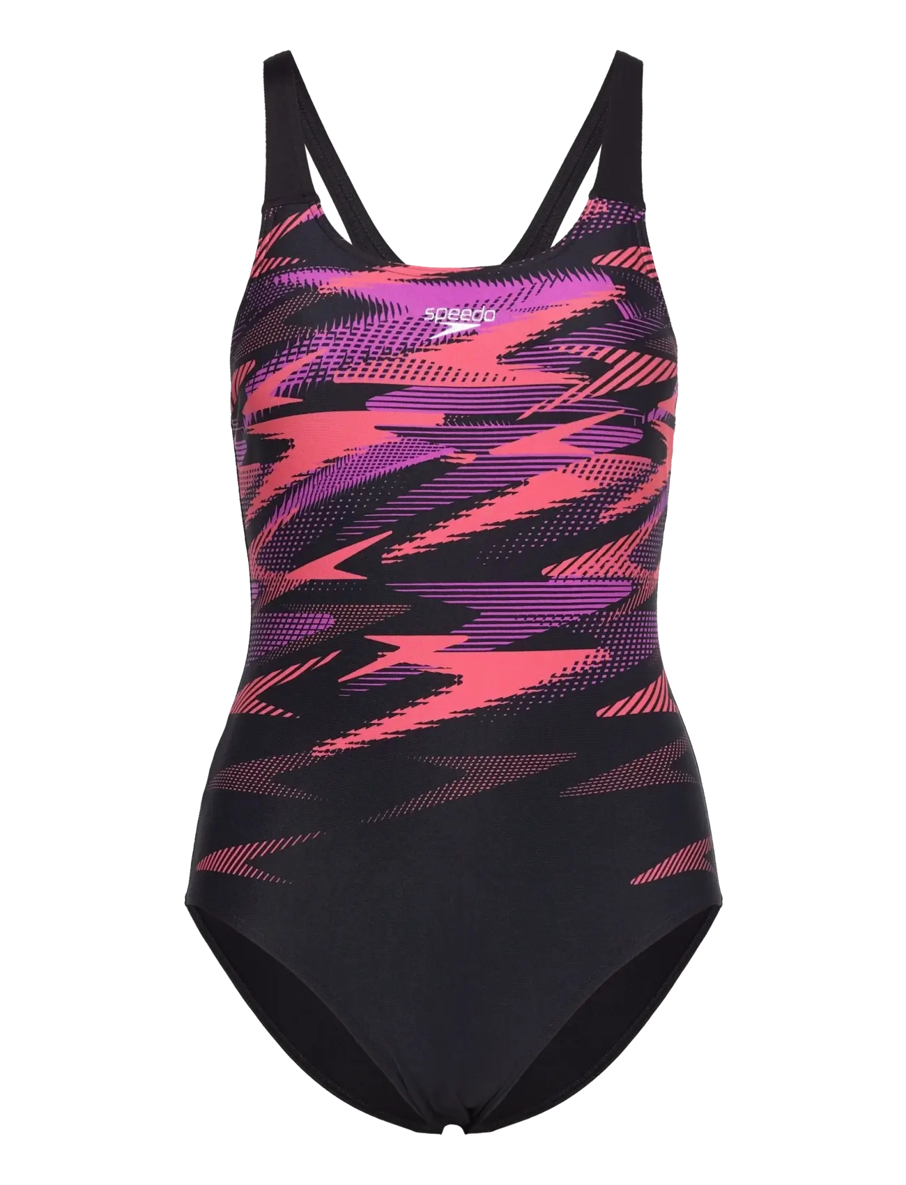 Speedo - Womens HyperBoom Placement Muscleback - sport-bademode - orange - 0