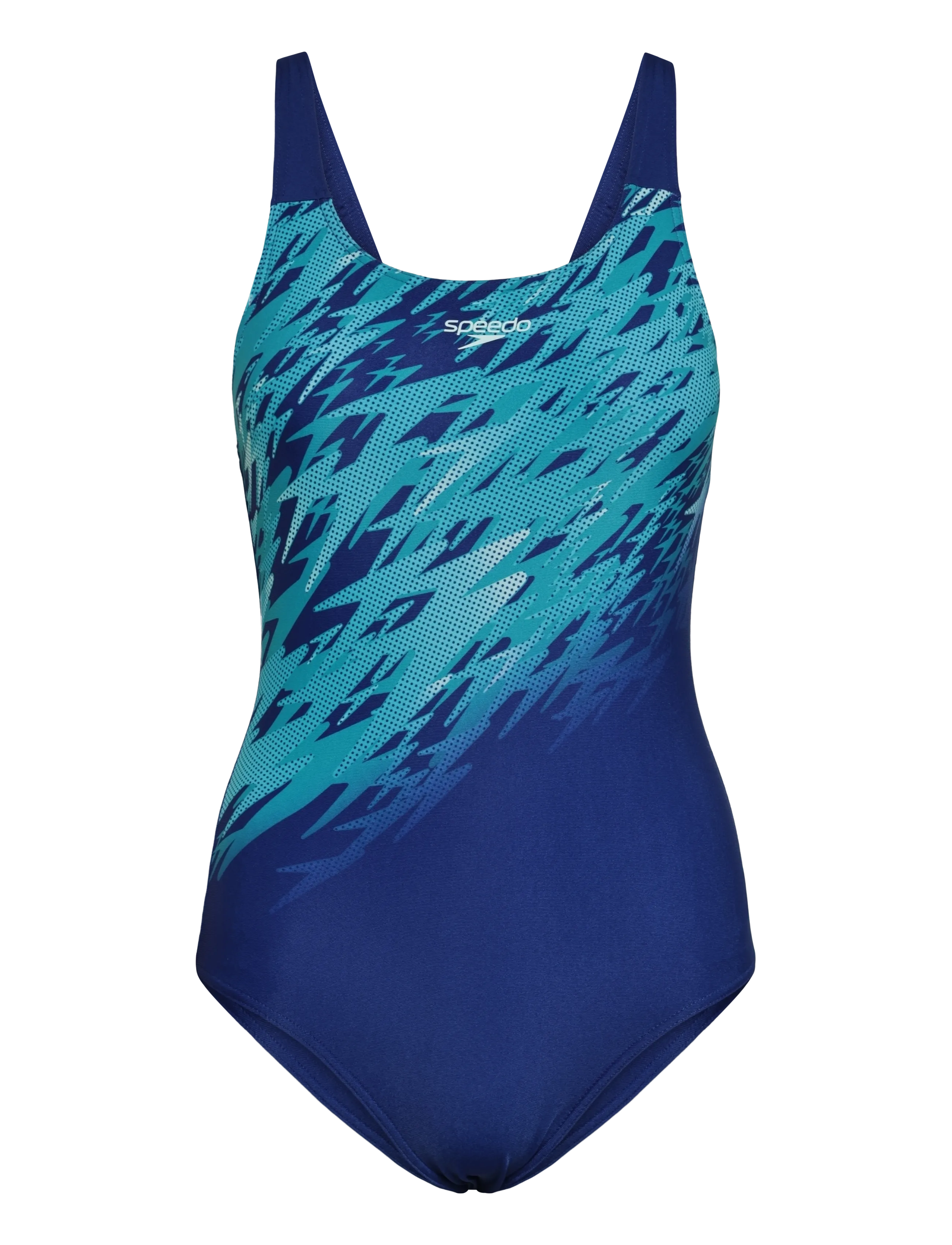 Speedo Hyperboom Placement Muscleback - Badetøj - NIGHT WATCH/GLACIER BLUE / navy