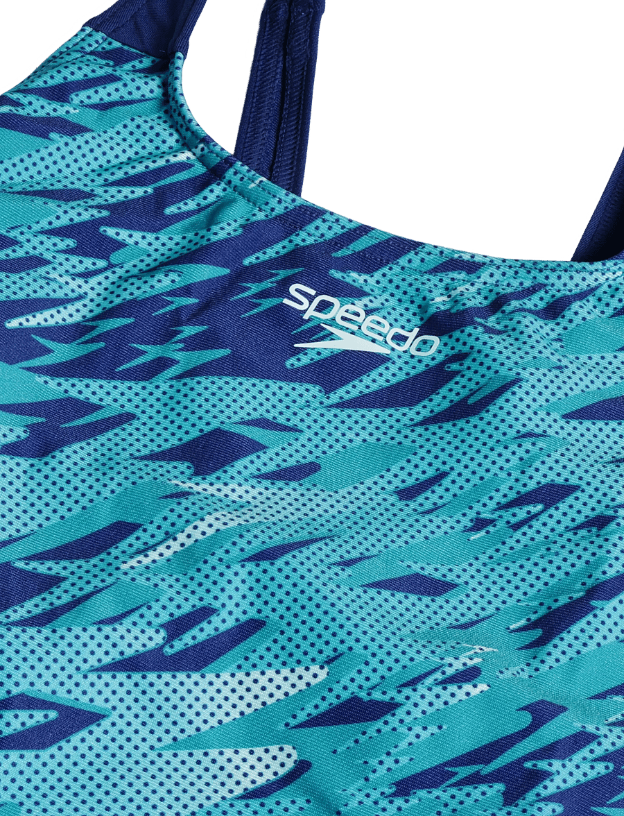 Speedo - Hyperboom Placement Muscleback - sportiga badkläder - night watch/glacier blue - 2