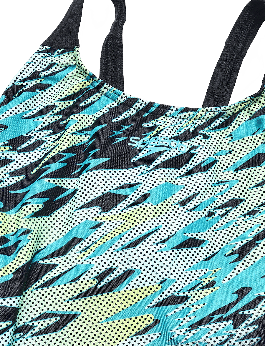 Speedo - Hyperboom Placement Muscleback - sportsbadetøj - anthracite/hyper teal - 2