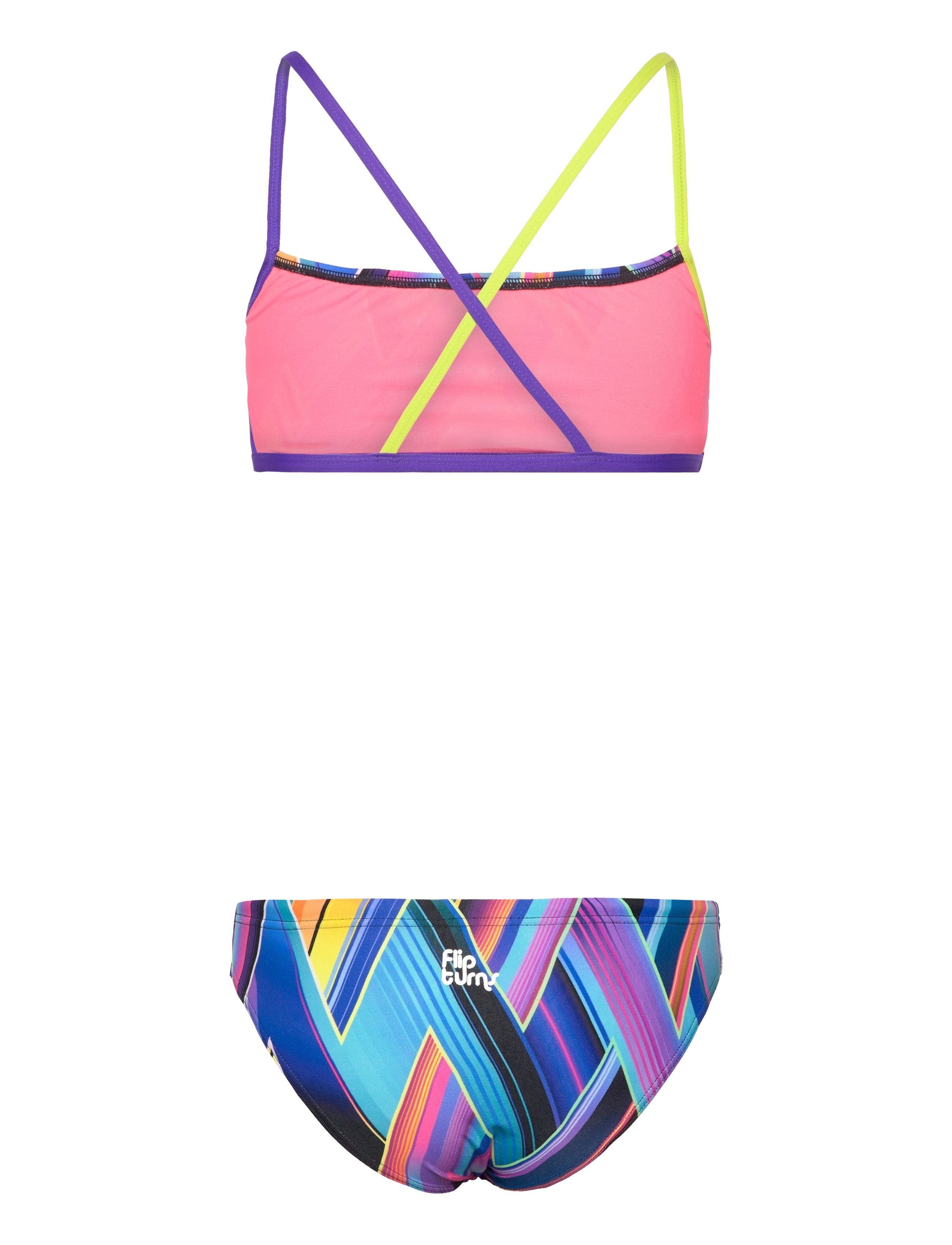 Speedo - CLASH ATTACK 2 PIECE CR TF - vio/lim - 1