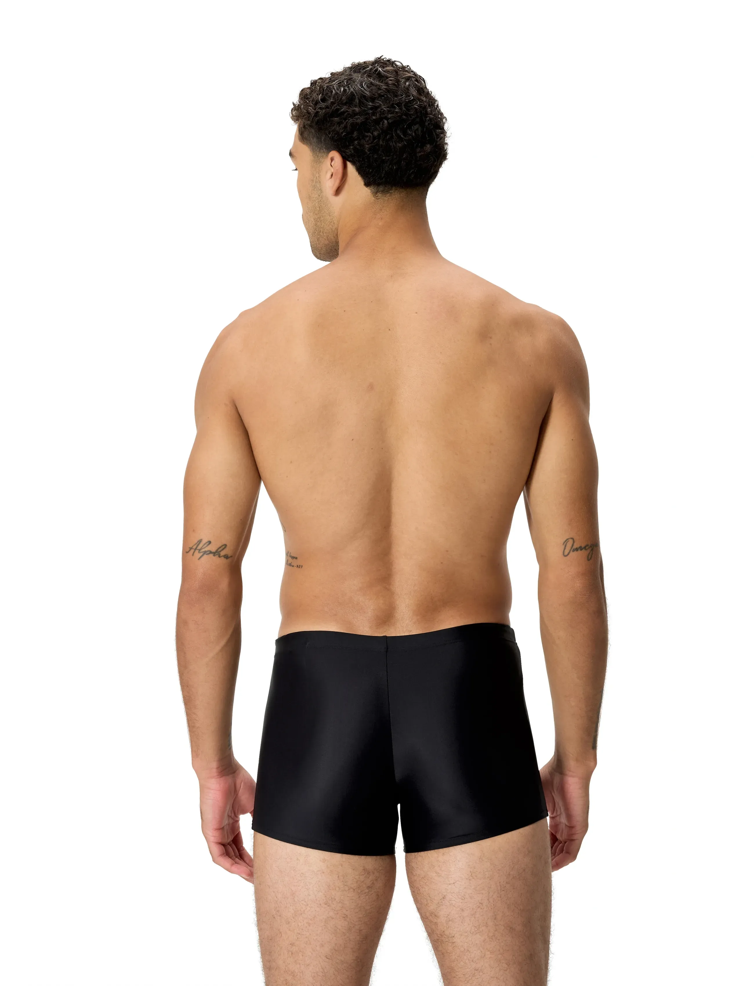 Speedo - Medley Logo Aquashort - briefs - anthracite/high risk red - 4