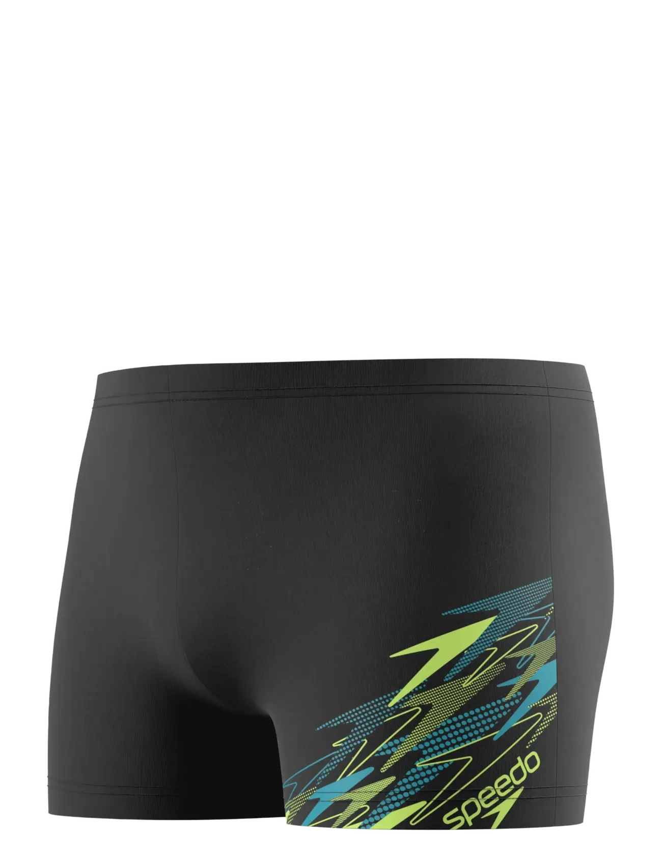 Speedo Medley Logo Aquashort - Briefs - ANTHRACITE/HYPER TEAL / black