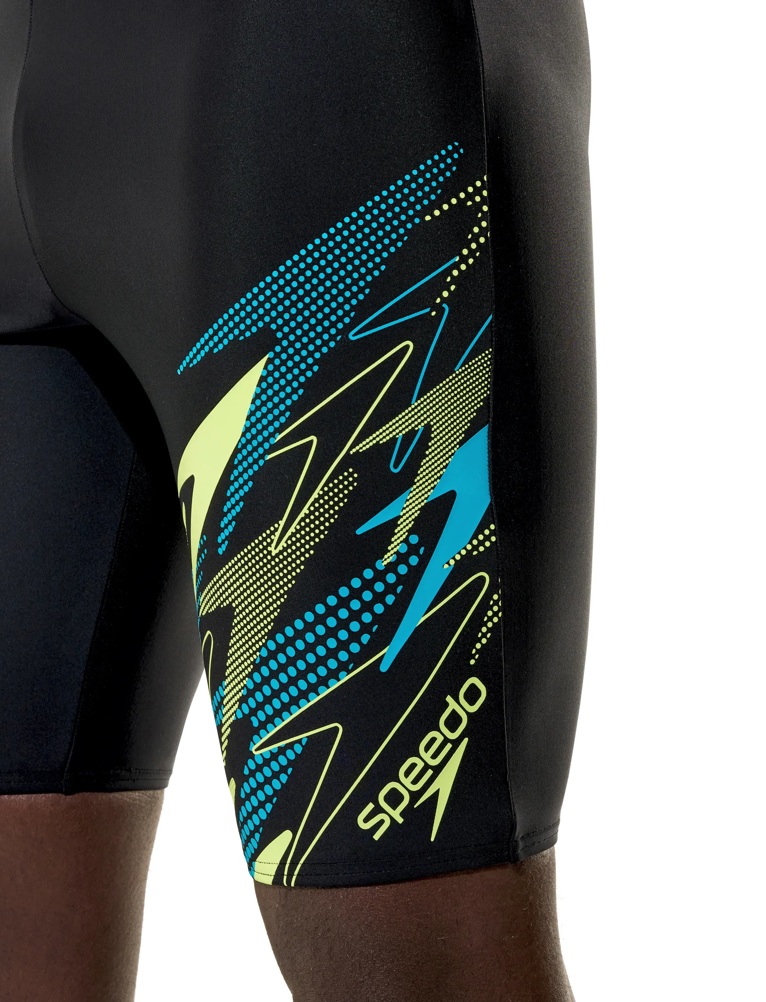 Speedo - Medley Logo Jammer - anthracite/hyper teal - 5