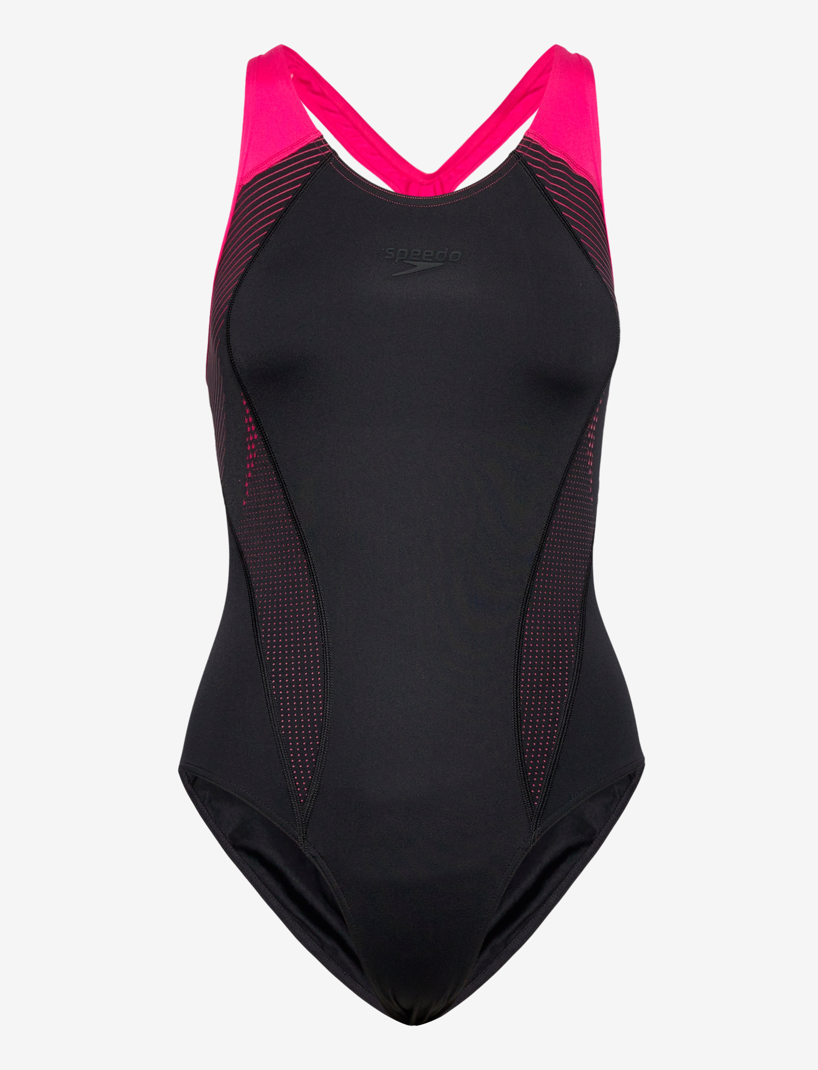 Speedo - PLACEMENT LANEBACK - black/red - 1