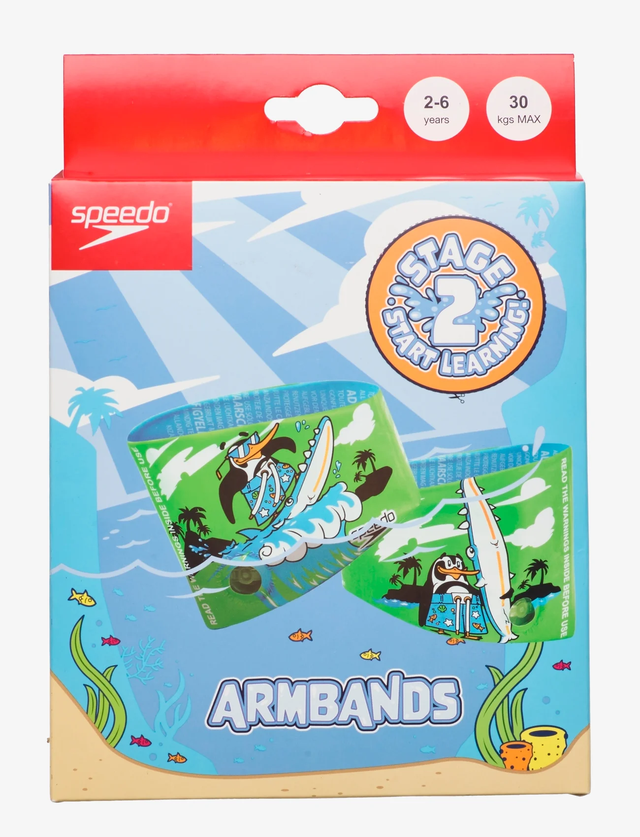 Speedo - Character Printed Armbands - peldēšanas piederumi - green/blue - 0
