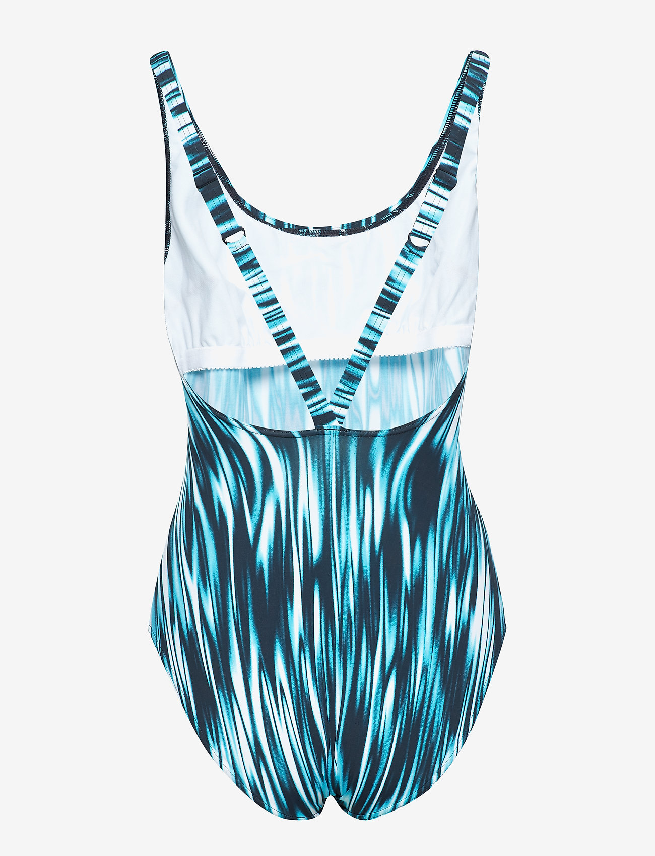 Speedo - AURASHEEN PRINTED 1 PCS AF - black / white / nordic teal - 1