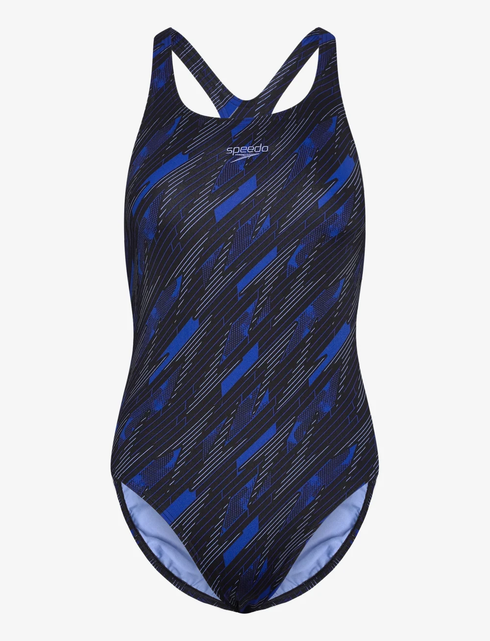 Speedo - Womens HyperBoom Allover Medalist - ujumistrikood - black/blue - 1