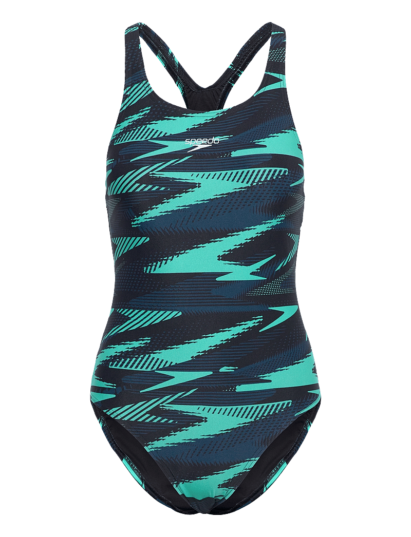 Speedo - Womens HyperBoom Allover Medalist - sport-bademode - green - 0