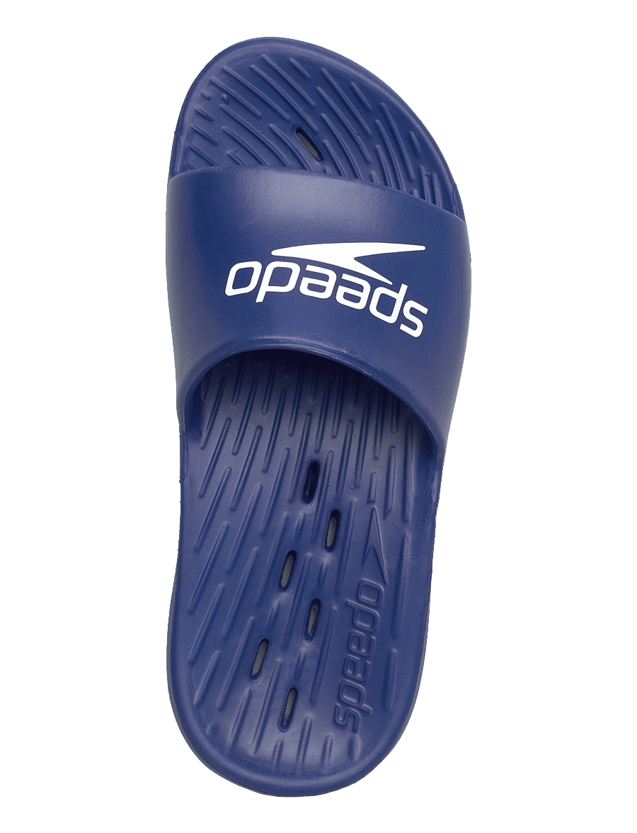 Speedo - Junior Speedo Slides One Piece - pool sliders - navy/white - 3
