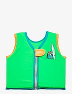Character Printed Float Vest - GREEN/BLUE
