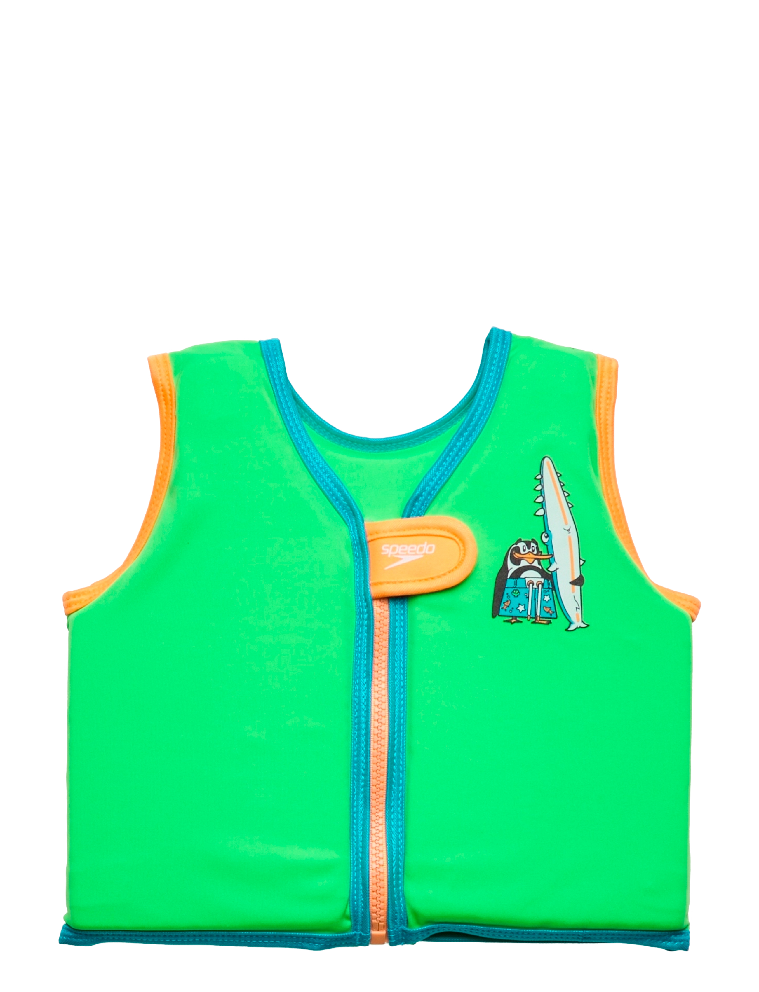 Speedo - Printed Float Vest - swimming accessories - green/blue - 1