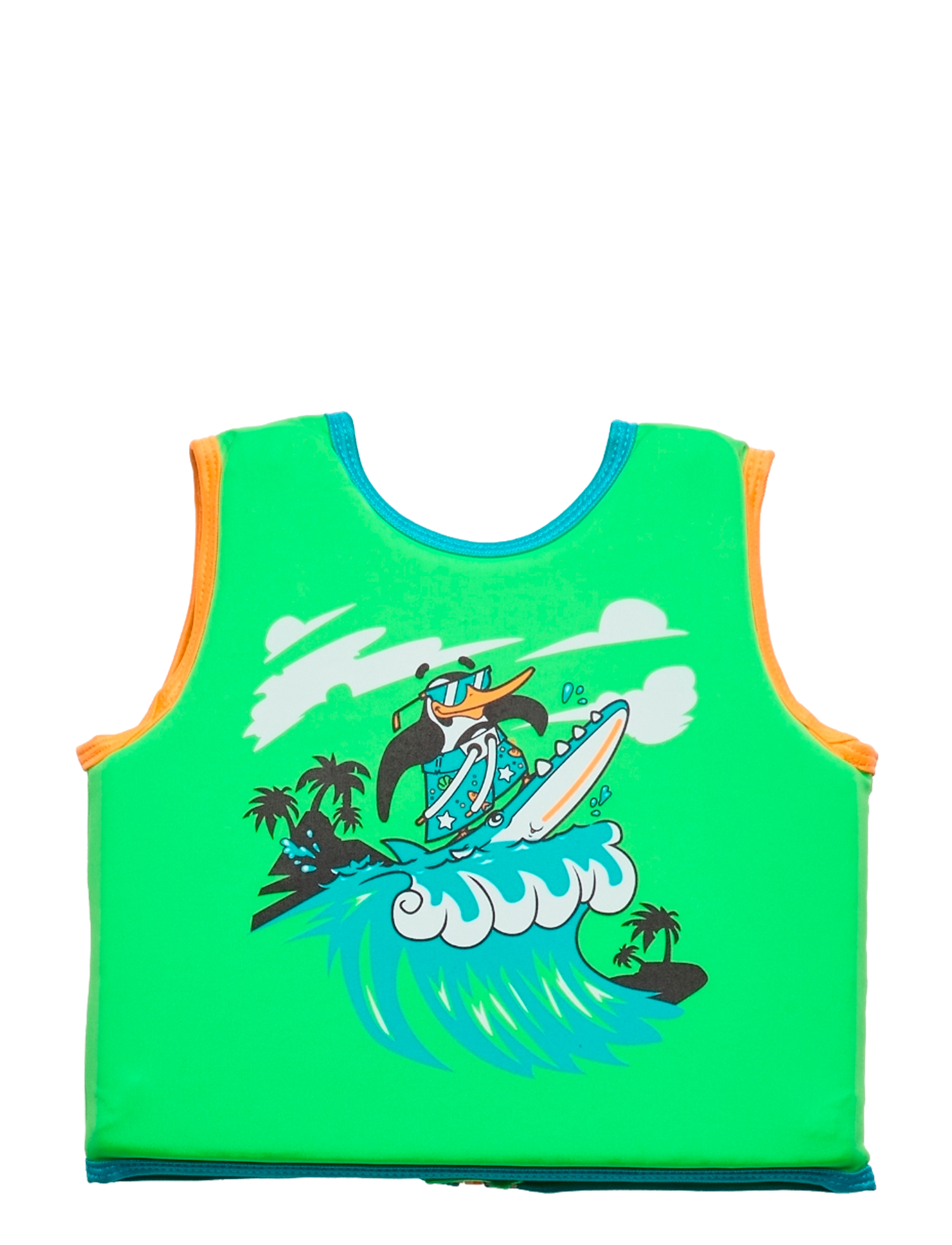 Speedo - Printed Float Vest - swimming accessories - green/blue - 2