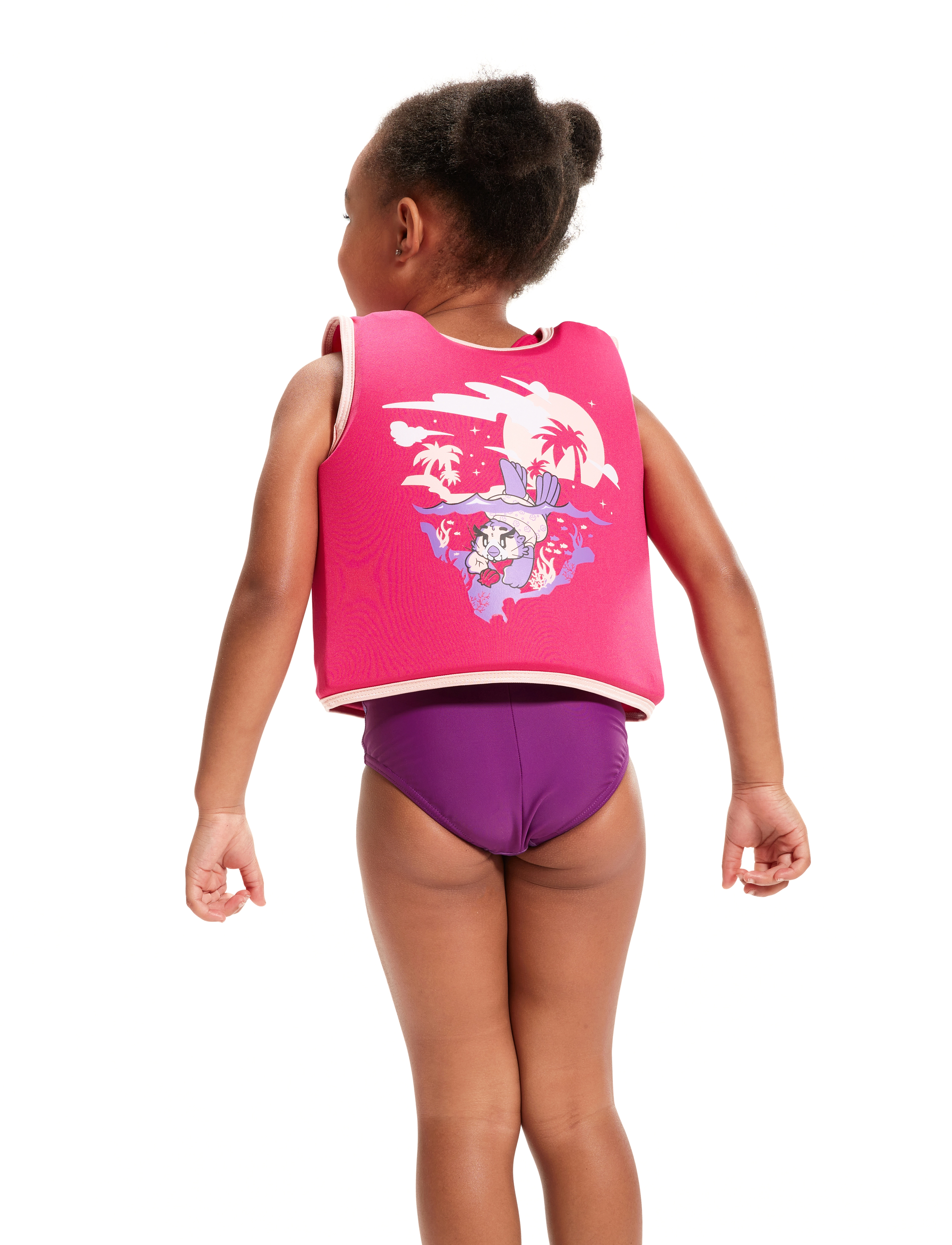 Speedo - Printed Float Vest - swimming accessories - pink/purple - 3