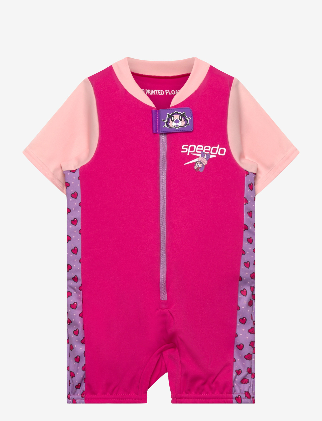 Speedo - Printed Float Suit - ujumistrikood - pink/purple - 0