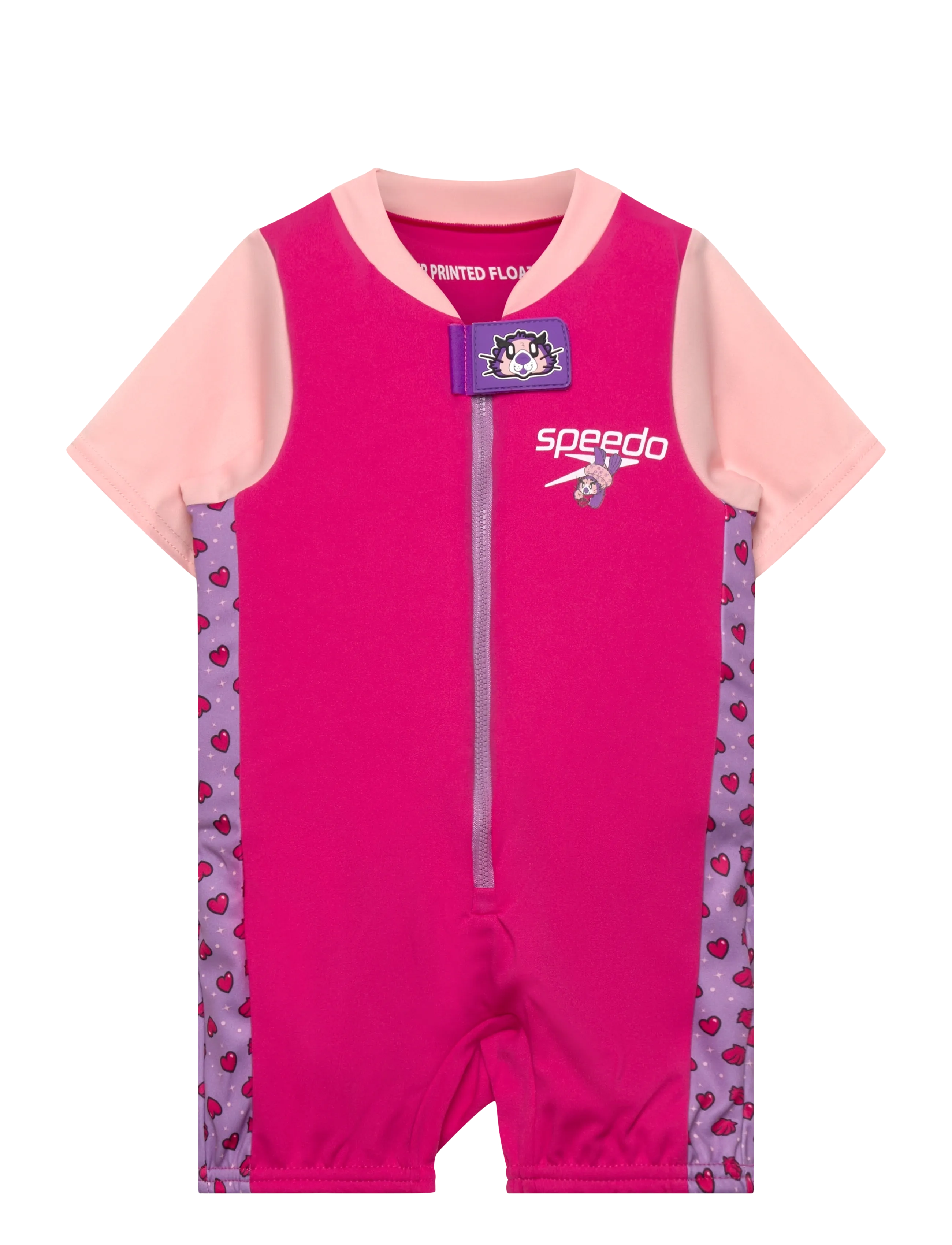 Speedo Printed Float Suit - Visa allt - PINK/PURPLE / pink/rose