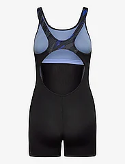 Speedo - Womens HyperBoom Splice Legsuit - sport zwemkleding - black/blue - 2