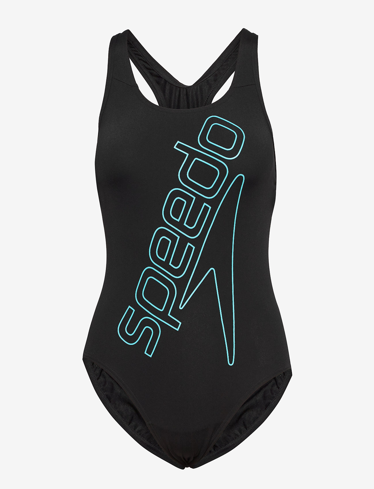 Speedo - BOOM LOGO PLACEMENT FLYBACK BLACK/PINK 32 (28") - black/adriate - 0