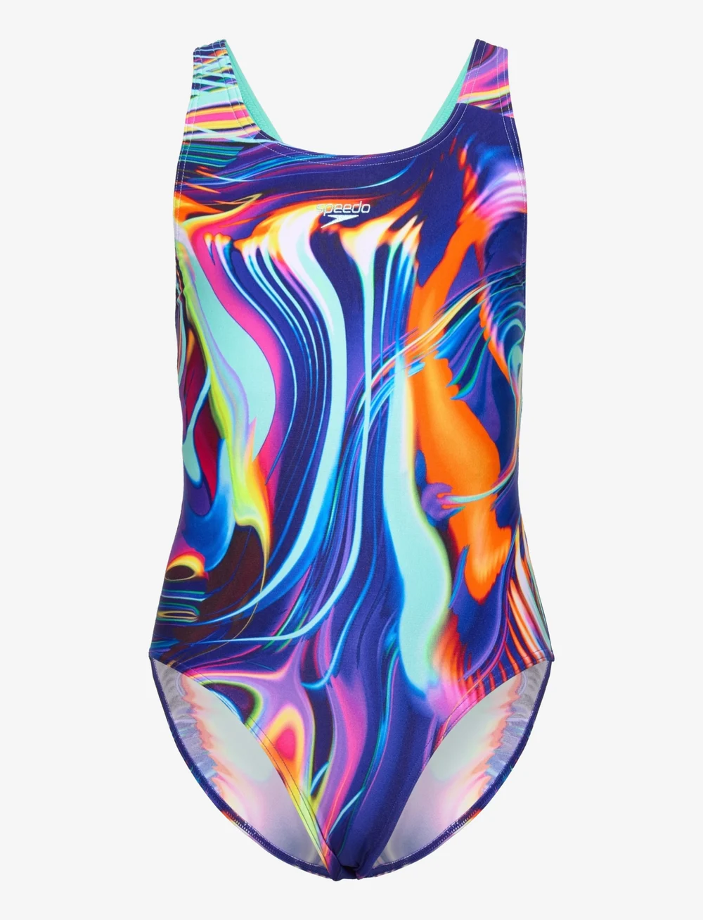 Speedo - Girls Digital Allover Leaderback - badedragter - black - 0